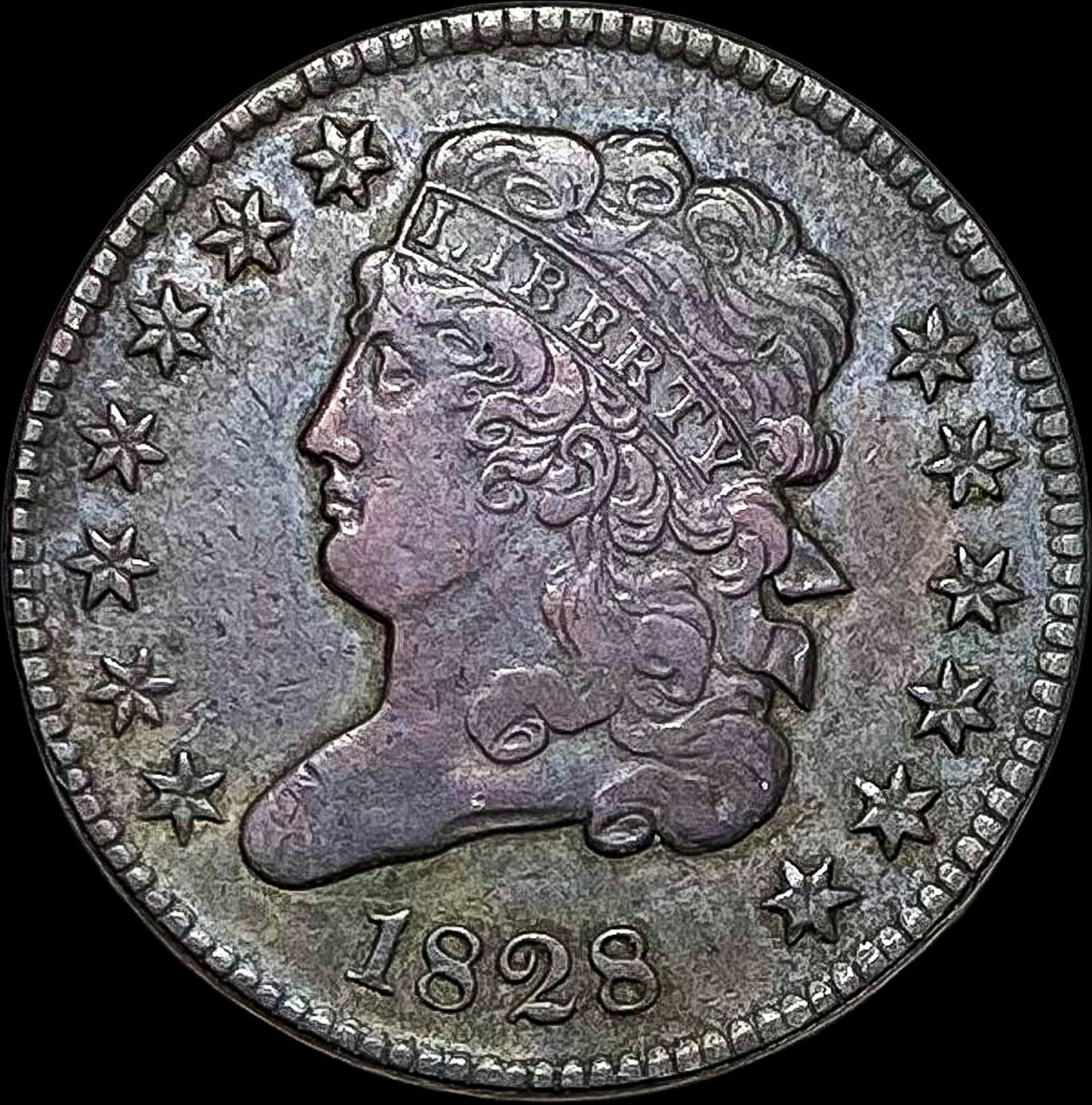 1828 Classic Head Half Cent NEARLY UNCIRCULATED (1 of 2)