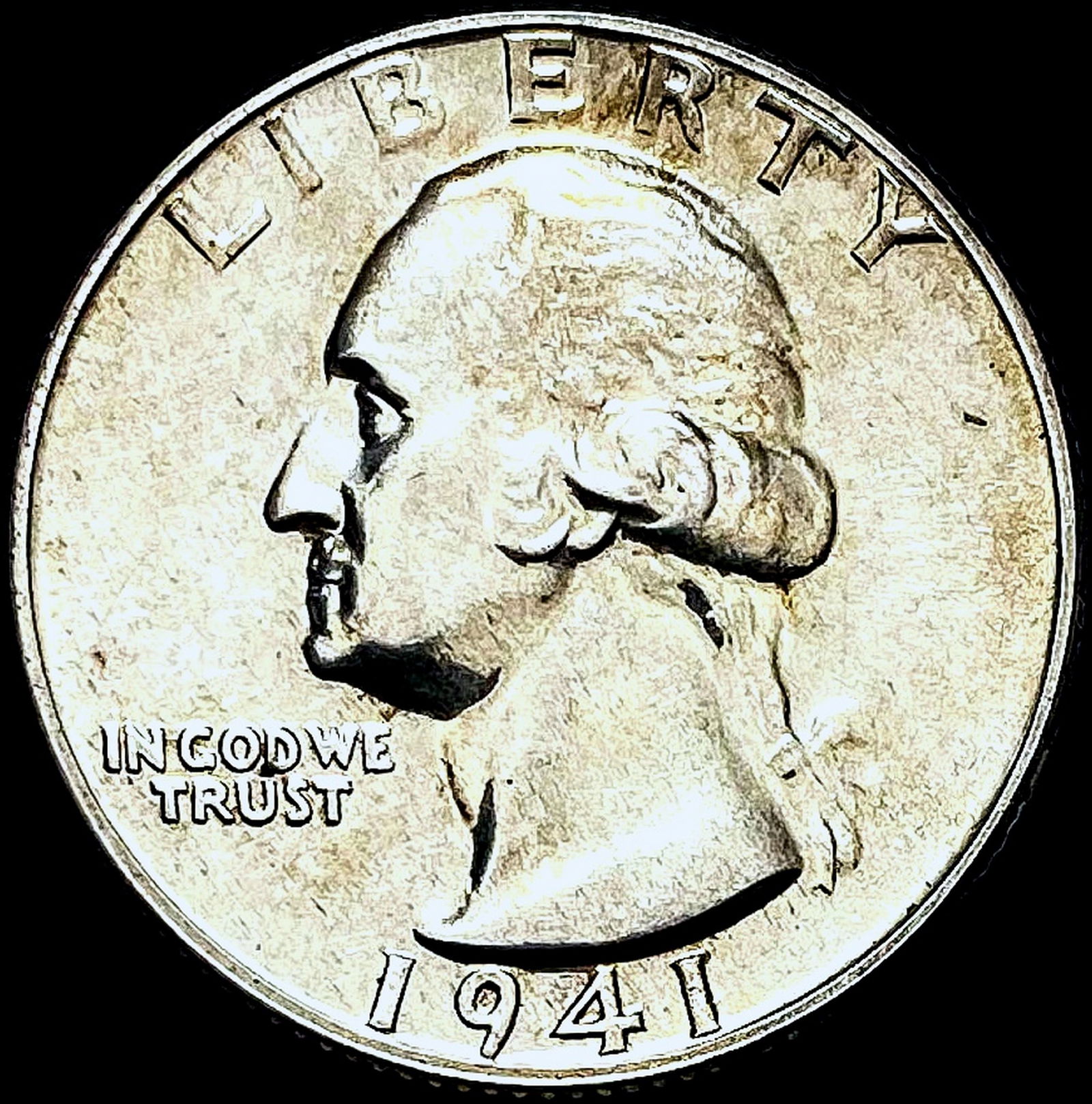 1941 Silver Washington Quarter GEM PROOF (1 of 2)