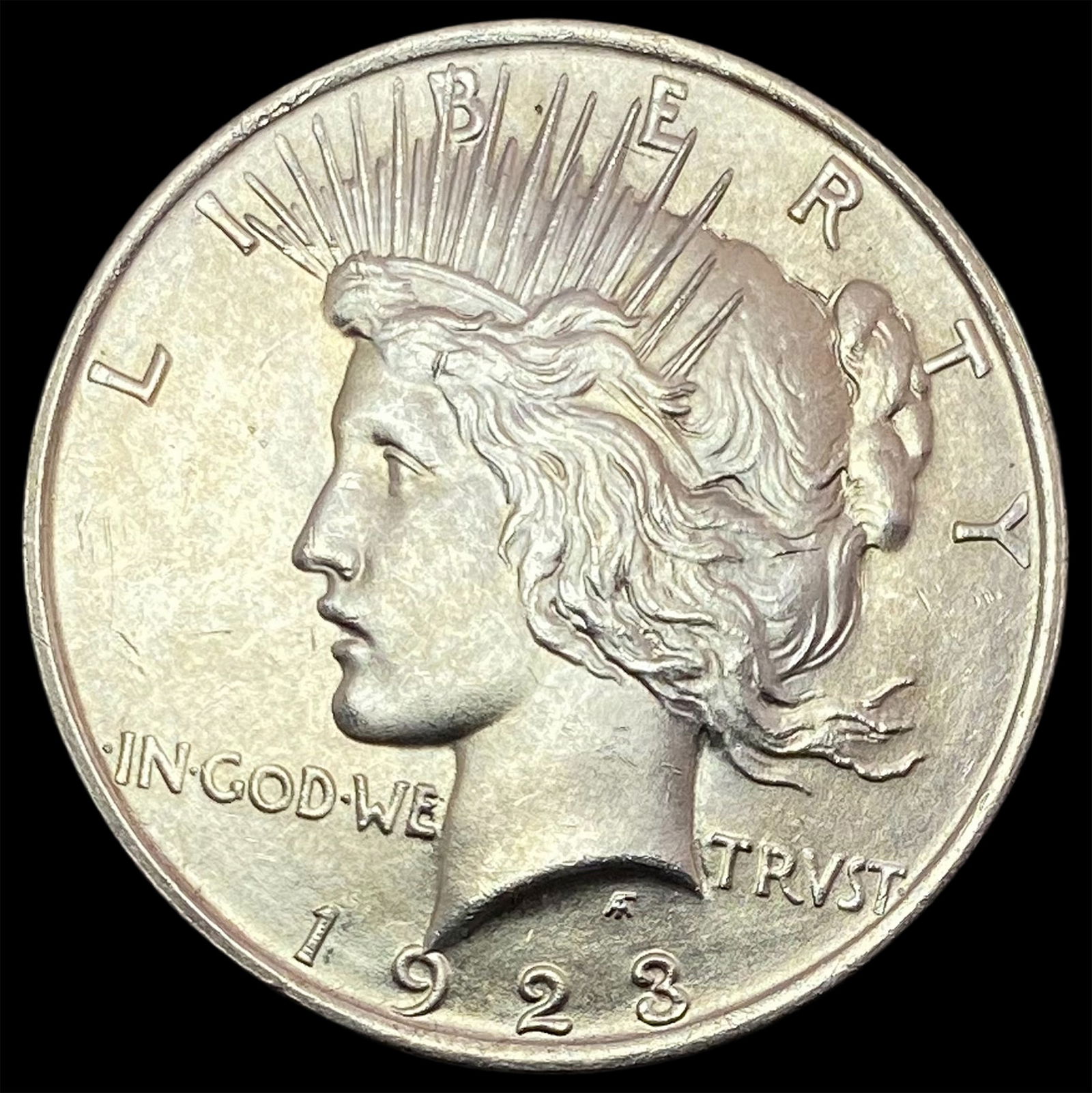 1923 Silver Peace Dollar CHOICE BU (1 of 2)