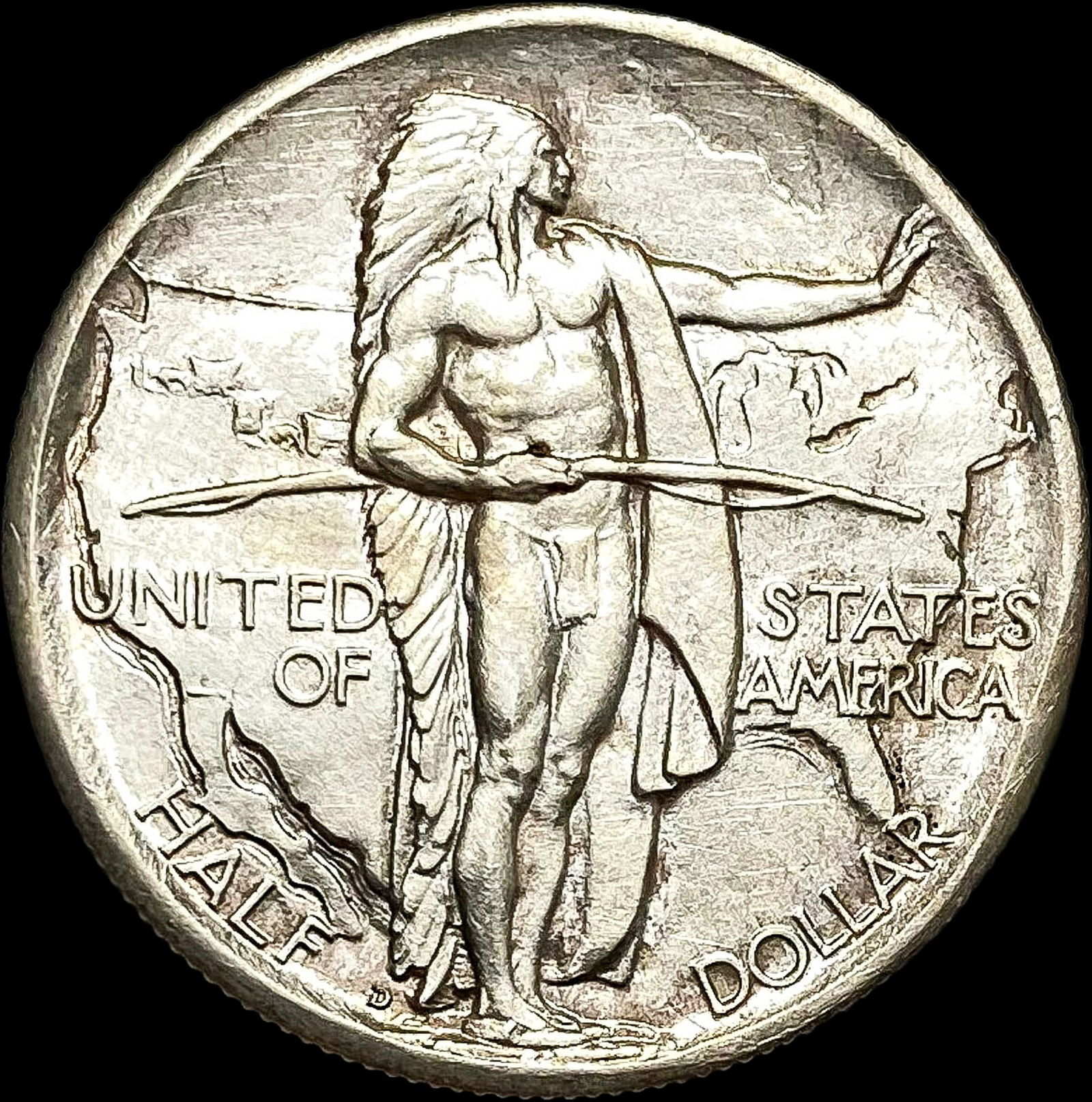 1937-D Silver Half Dollar Oregon Trail HIGH GRADE (1 of 2)