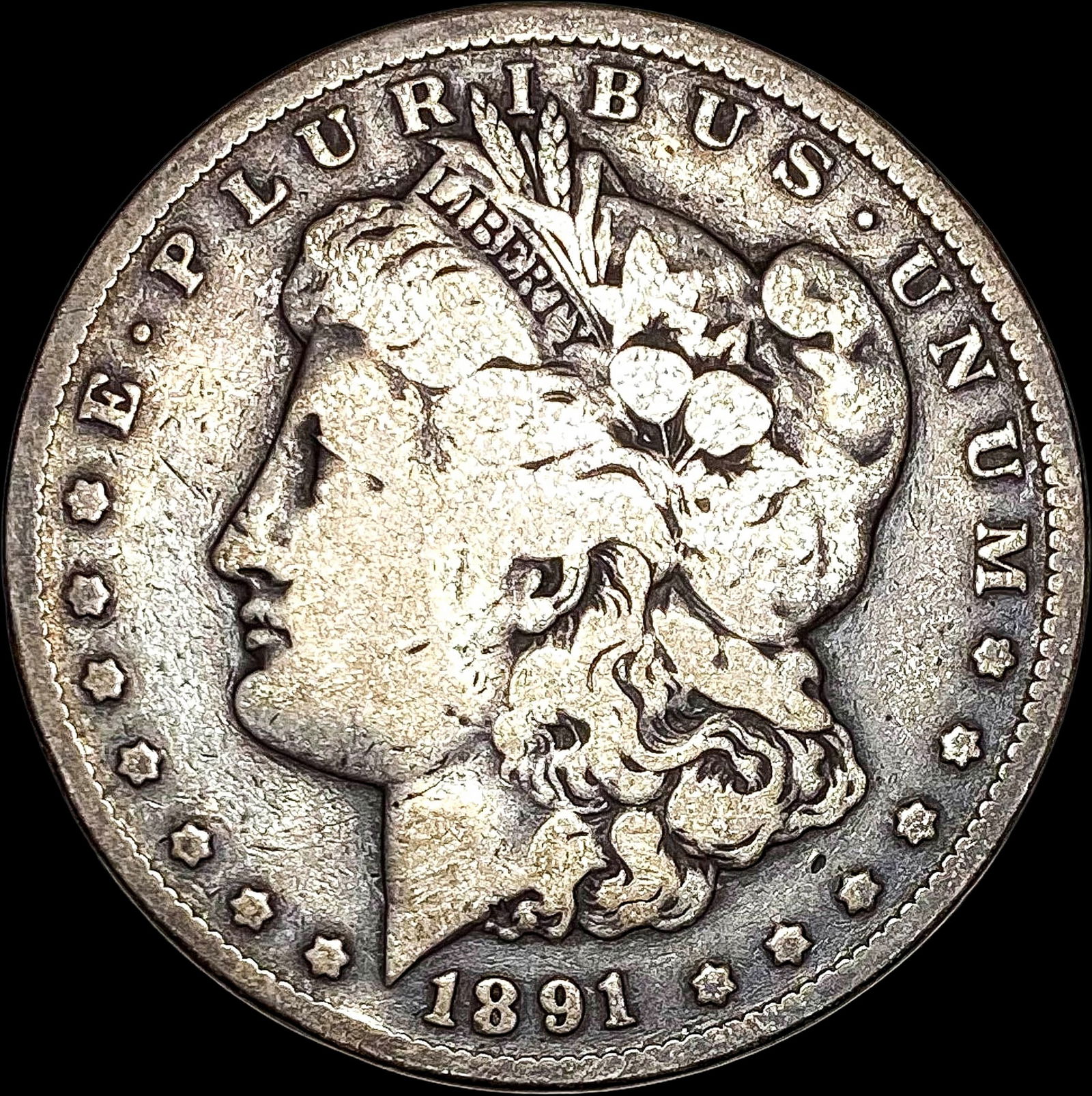 1891-CC Silver Morgan Dollar NICELY CIRCULATED (1 of 2)