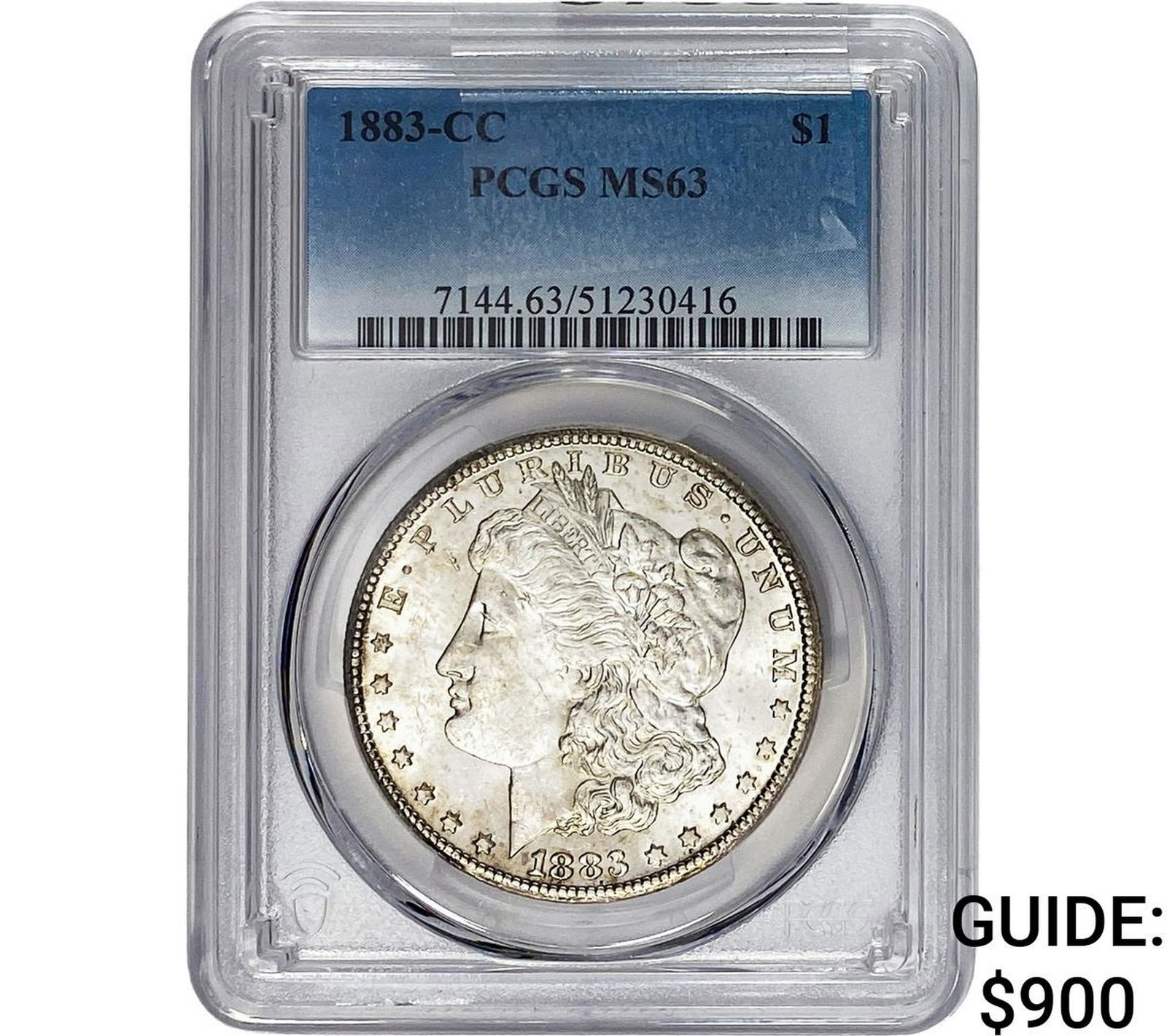 1883-CC Morgan Silver Dollar PCGS MS63 (1 of 2)
