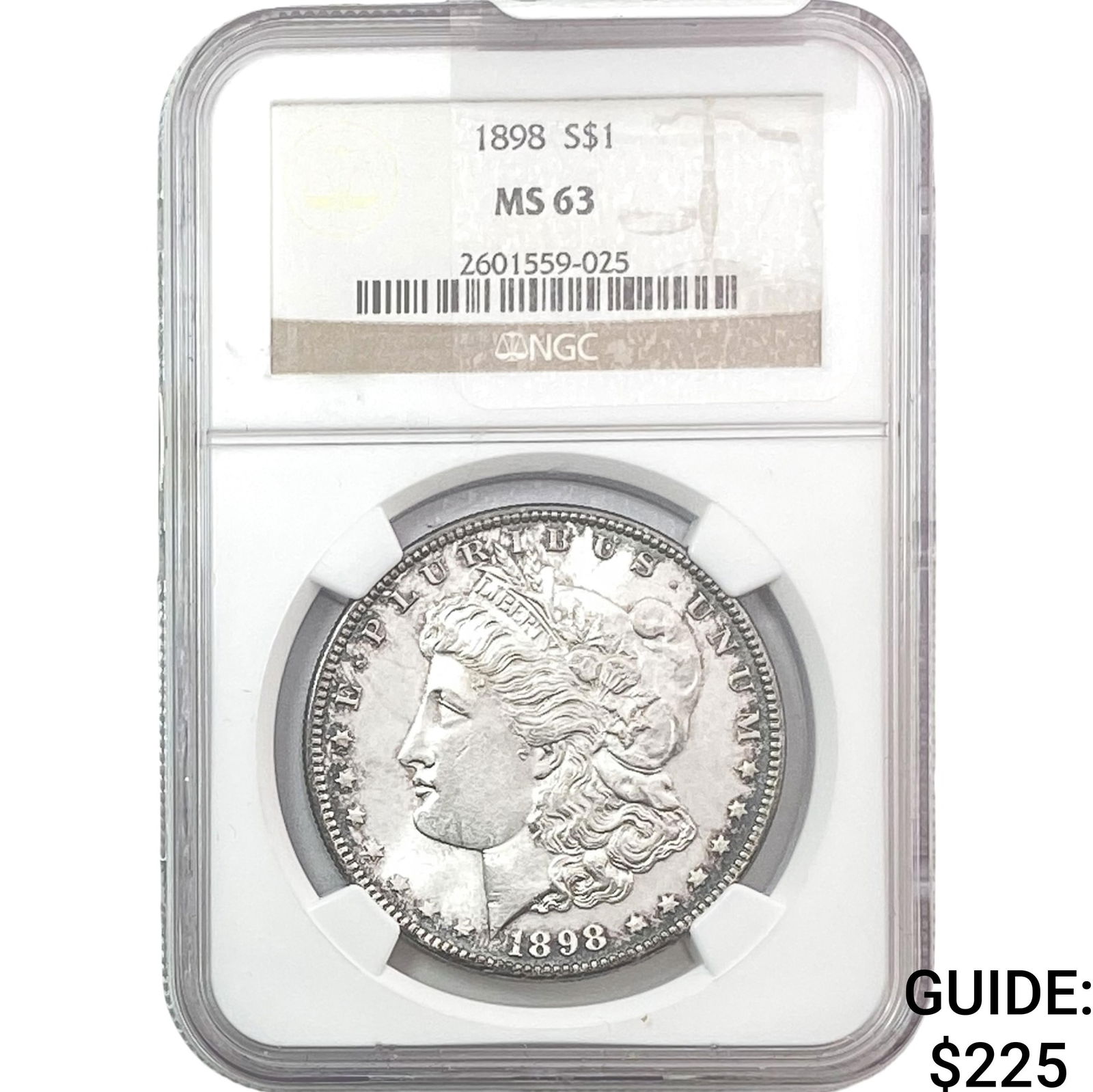 1898 Morgan Silver Dollar NGC MS63 (1 of 2)