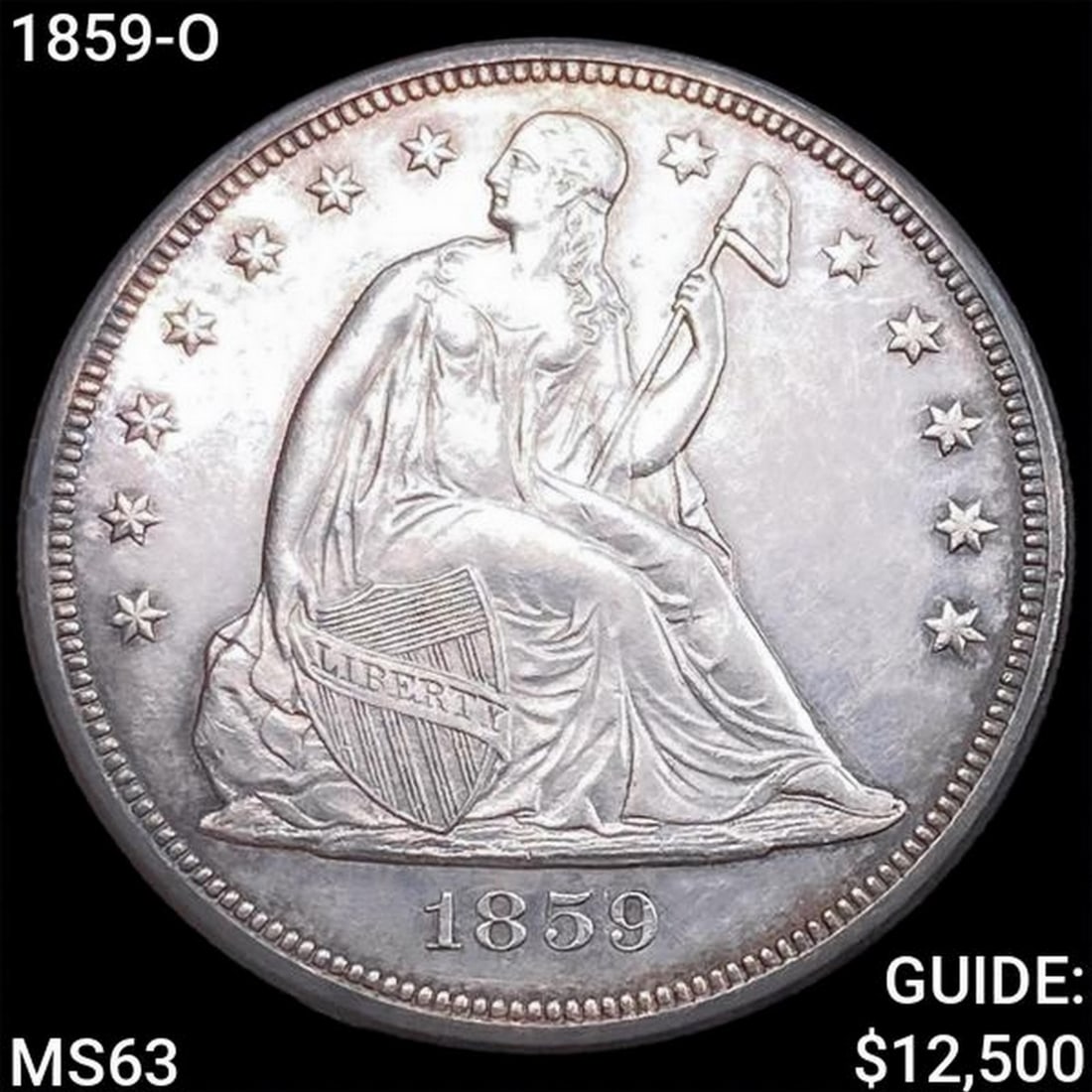 1859-O Seated Liberty Dollar CHOICE BU (1 of 2)