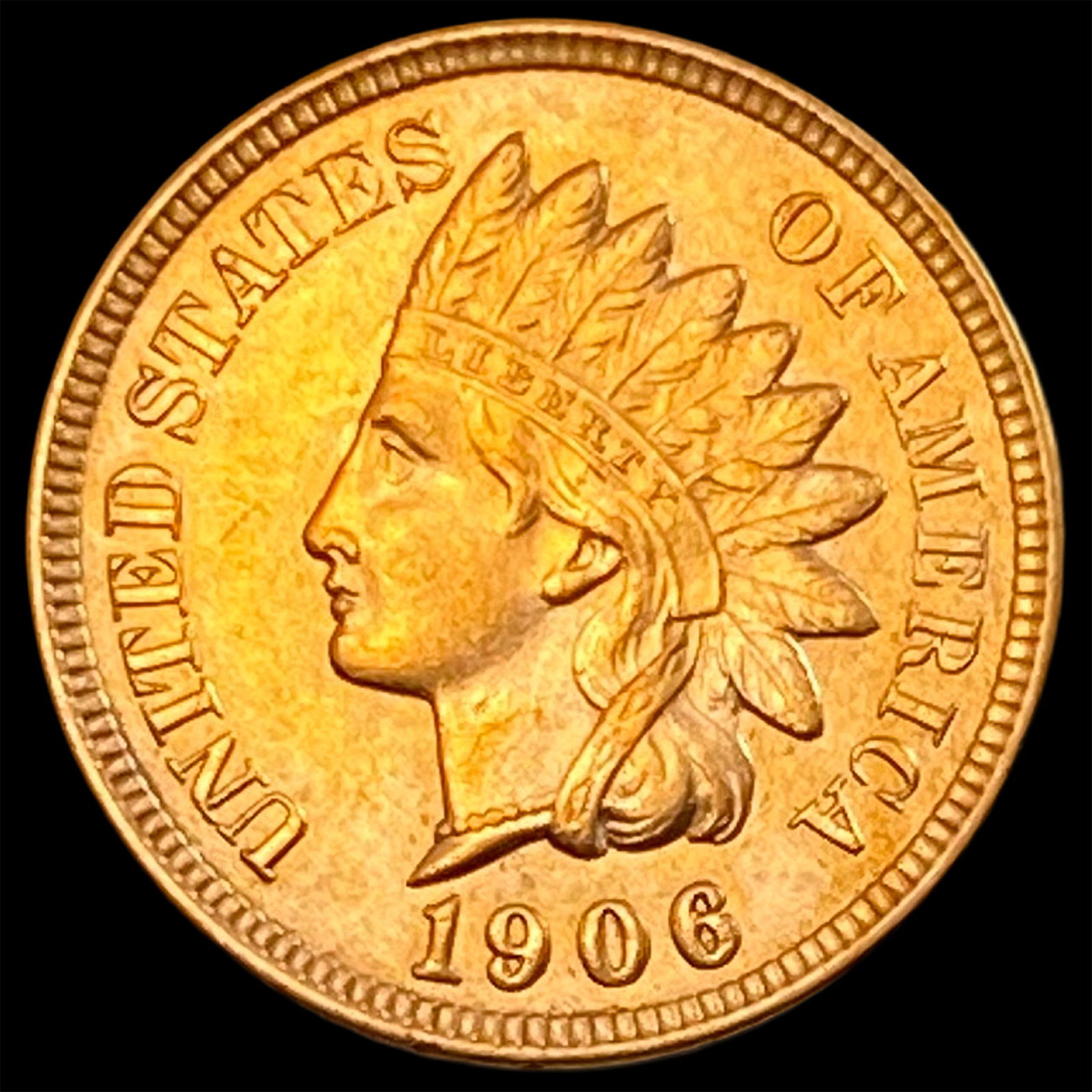 1906 Red Indian Head Cent CHOICE BU (1 of 2)