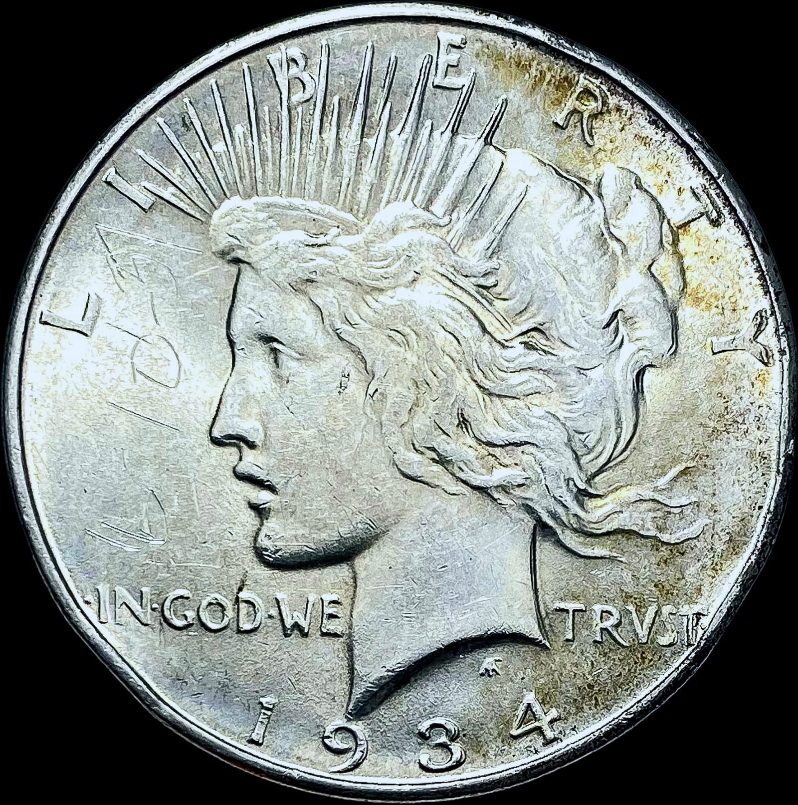 1934-D Silver Peace Dollar UNC (1 of 2)