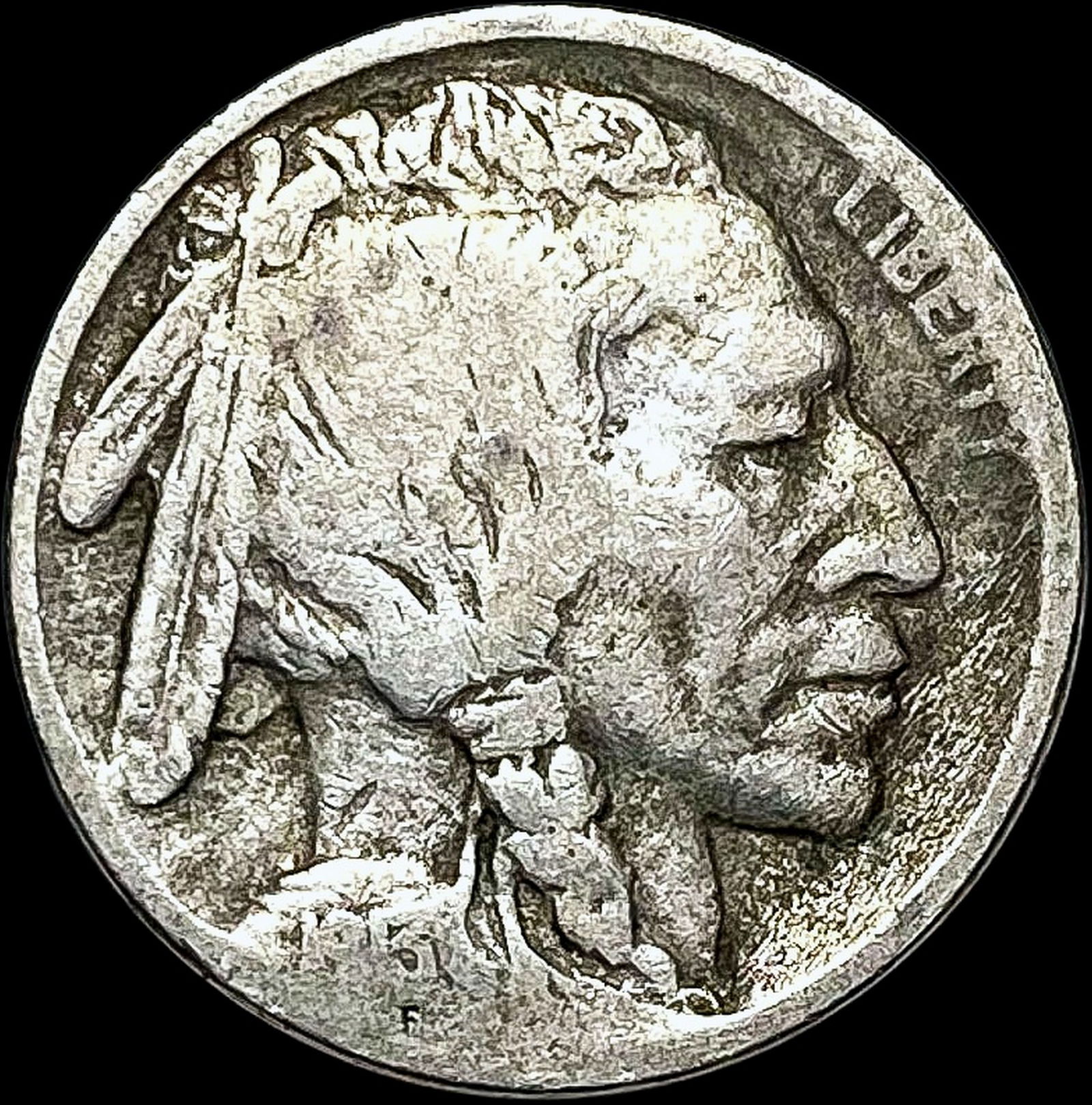 1913-D Type 2 Buffalo Nickel NICELY CIRCULATED (1 of 2)