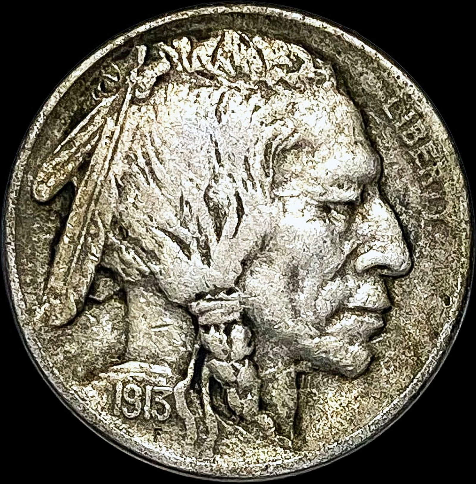 1913-S Type 1 Buffalo Nickel ABOUT UNCIRCULATED (1 of 2)