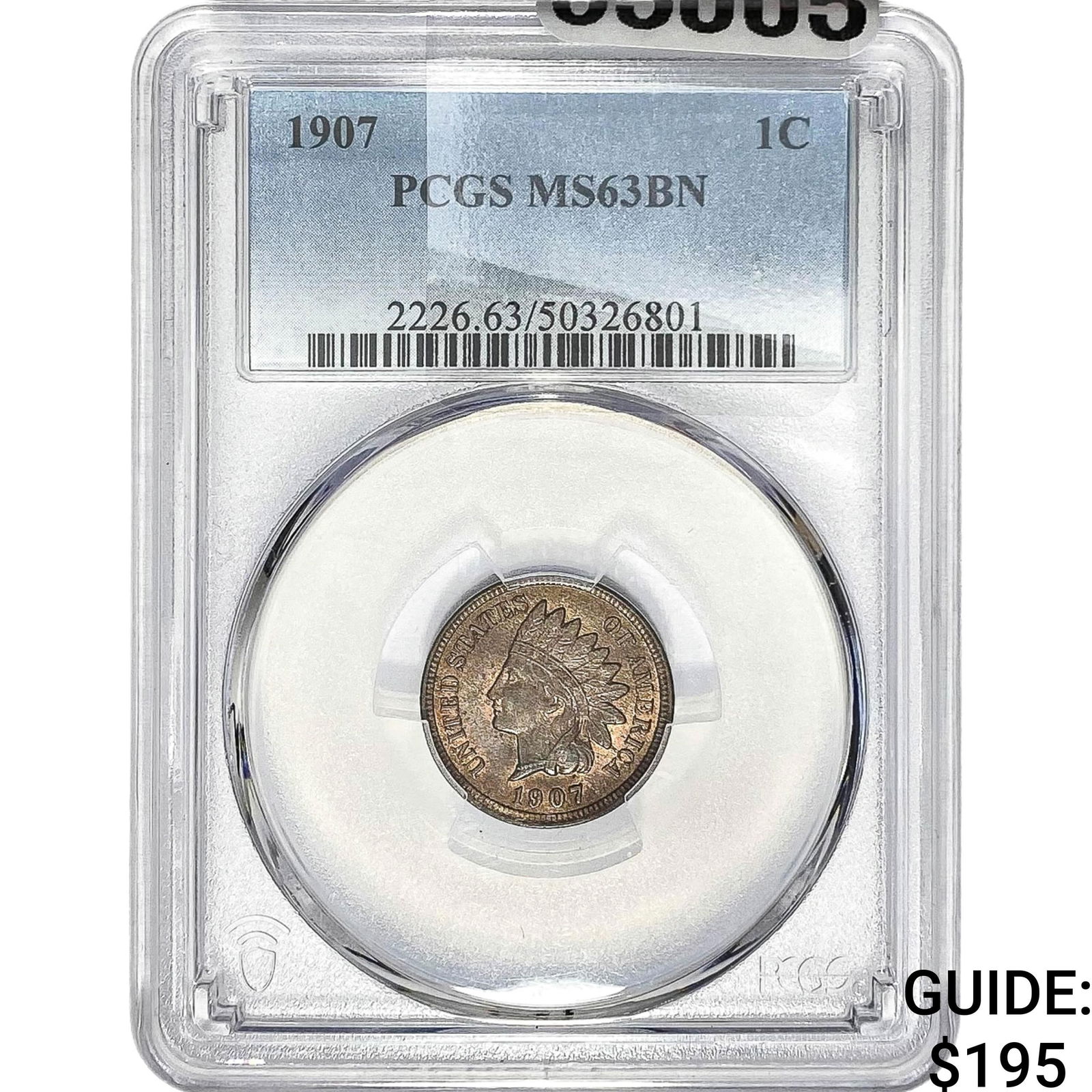 1907 Indian Head Cent PCGS MS63 BN (1 of 2)