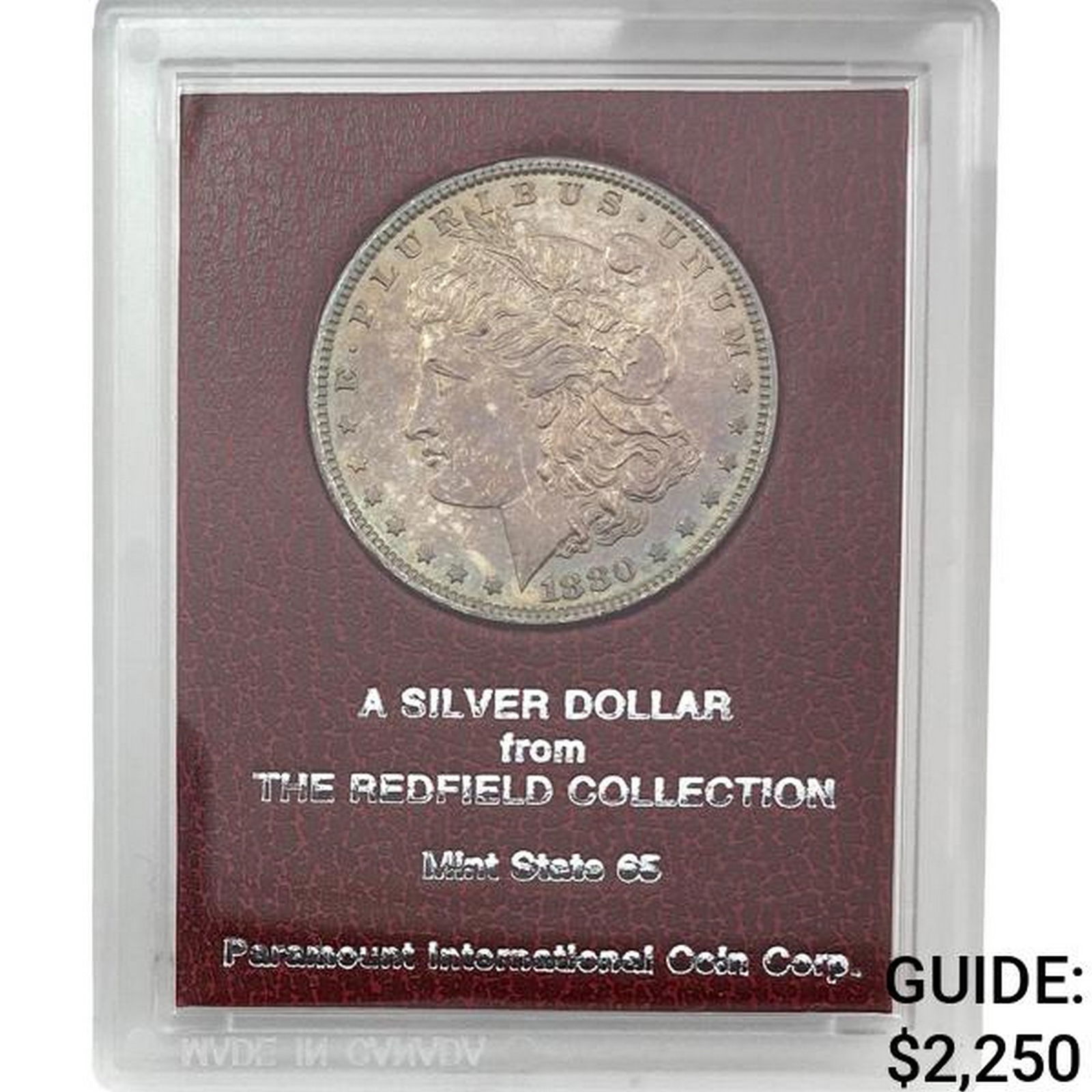 1880-O Morgan Silver Dollar REDFIELD MS65 (1 of 2)