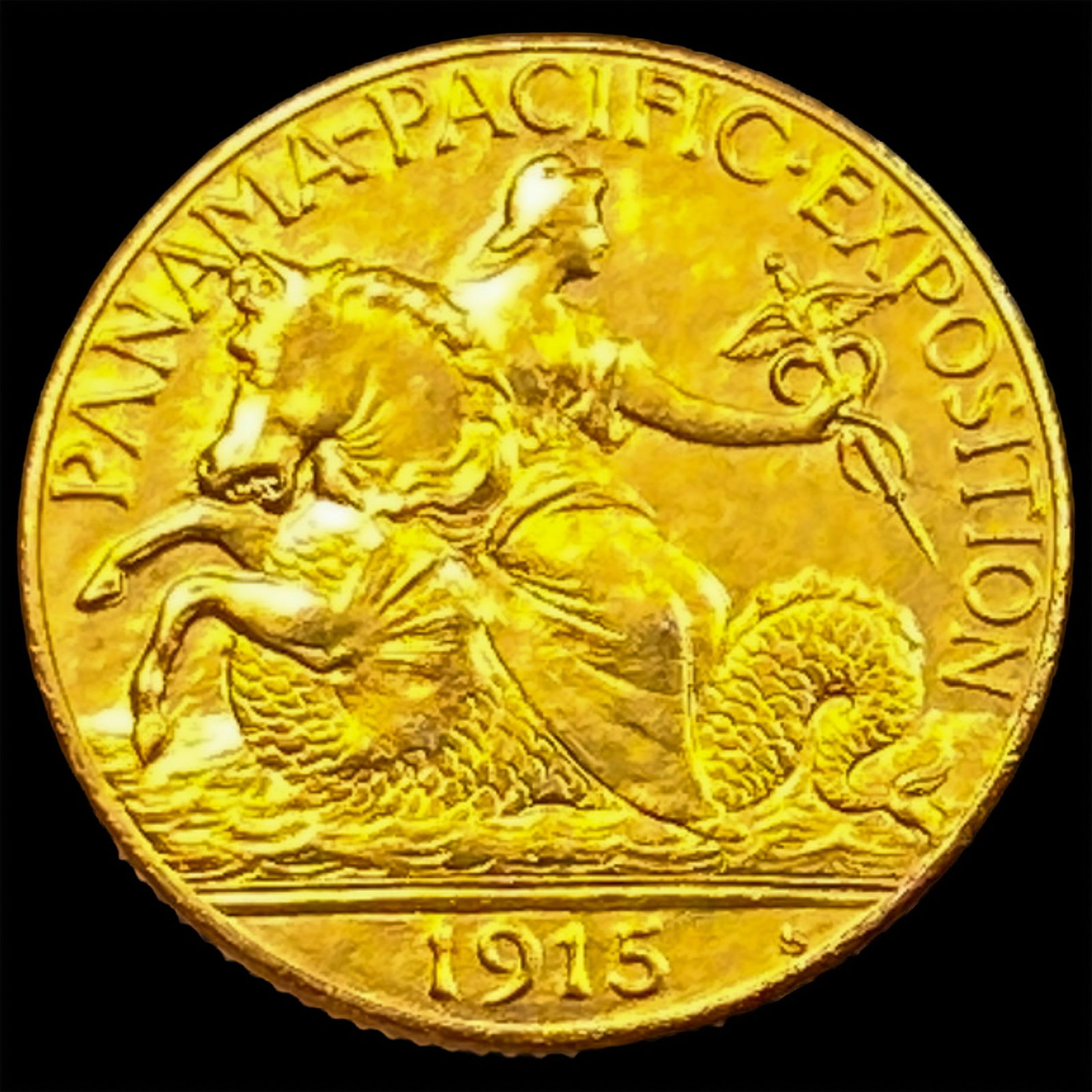 1915-S Pan-Pac $2.50 Gold Quarter Eagle CHOICE BU (1 of 2)