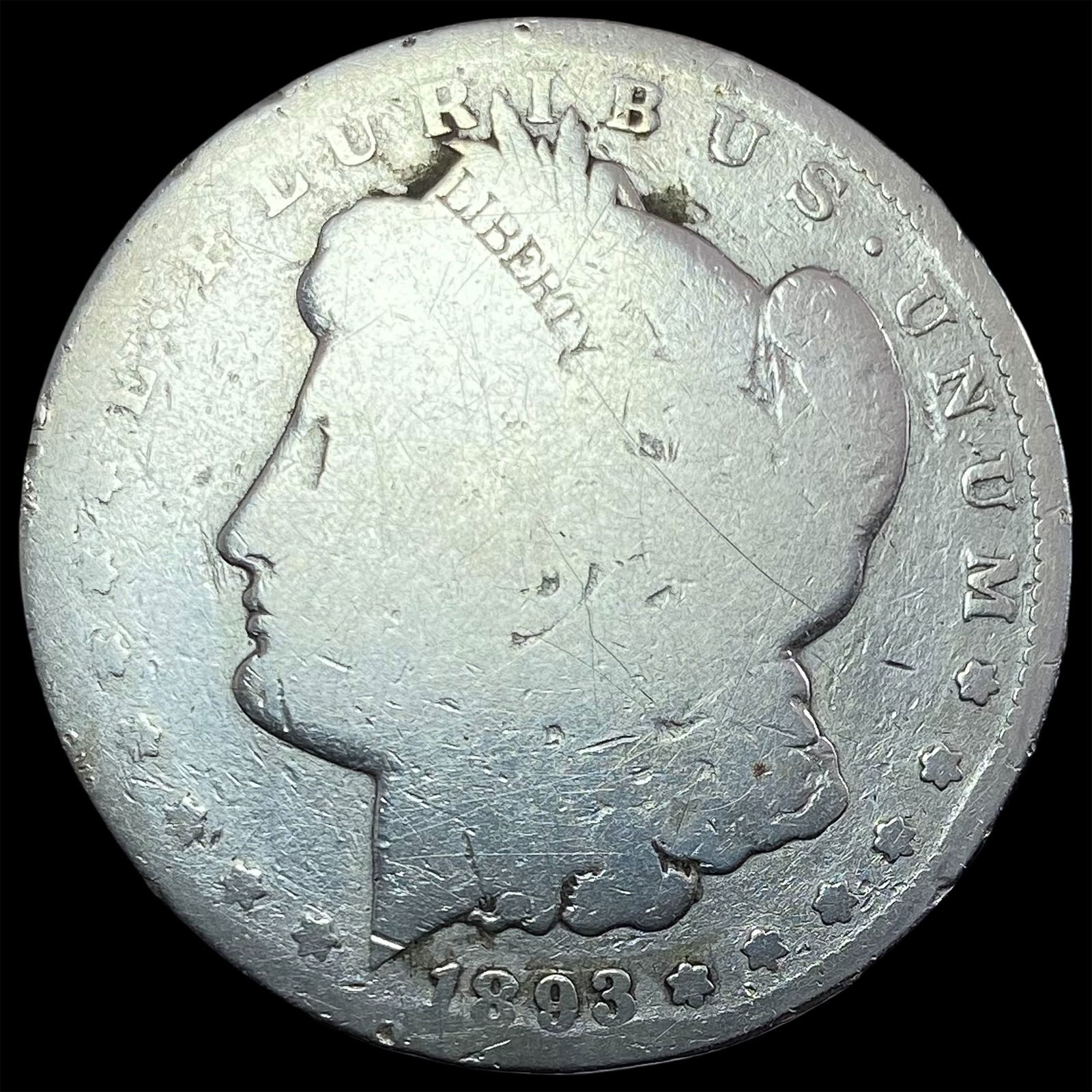 1893-CC Silver Morgan Dollar CIRC (1 of 2)
