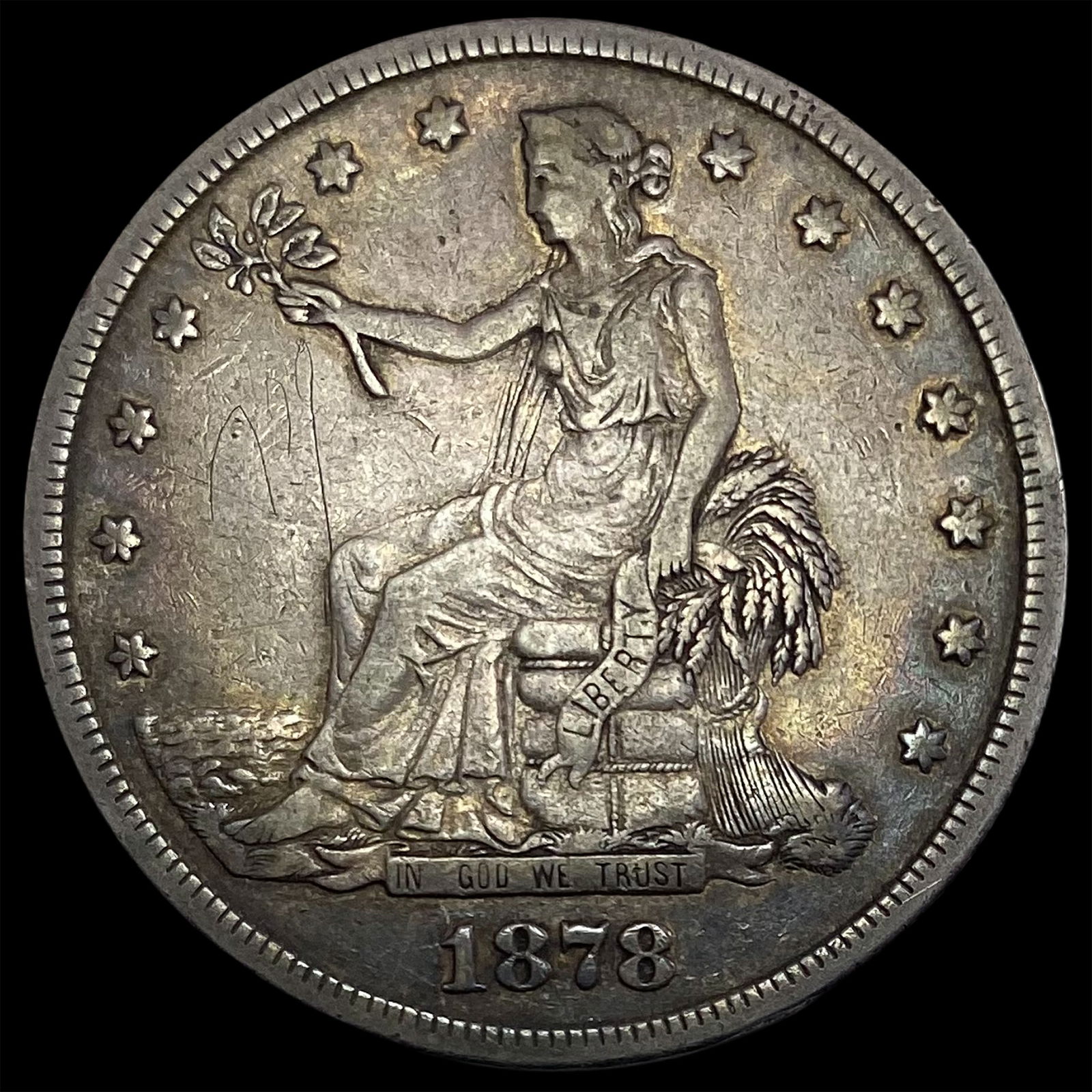 1878-S Silver Trade Dollar LIGHTLY CIRCULATED (1 of 2)