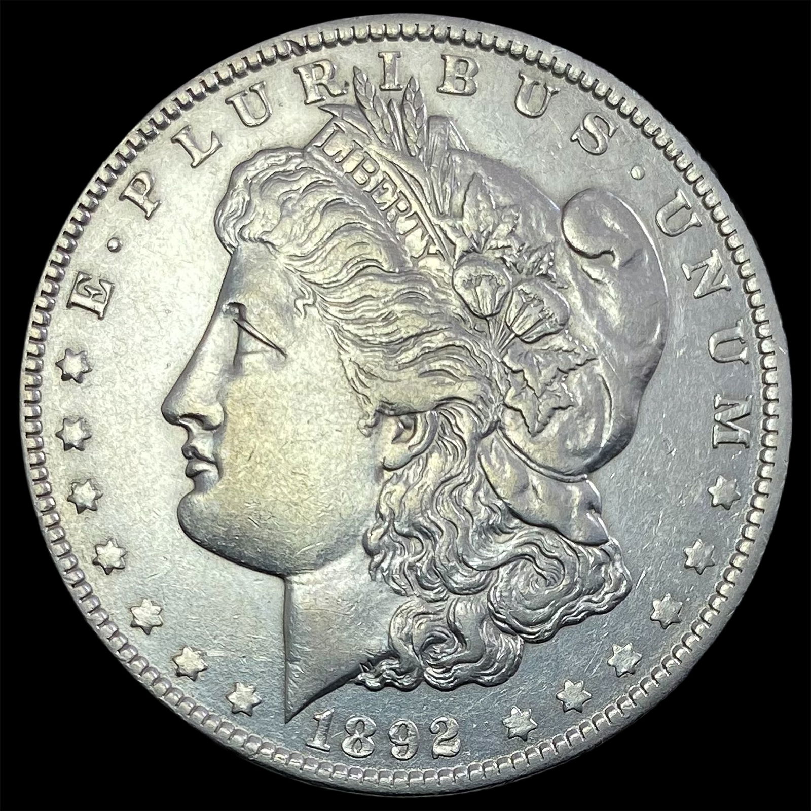 1892-O Silver Morgan Dollar CLOSELY UNCIRCULATED (1 of 2)