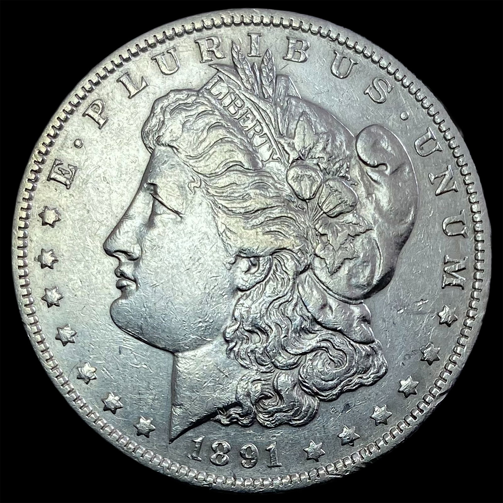 1891-O Silver Morgan Dollar CLOSELY UNC (1 of 2)