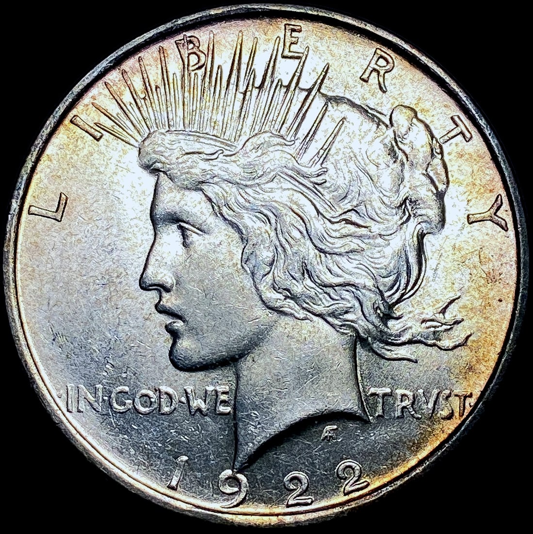 1922-D Silver Peace Dollar CHOICE BU (1 of 2)