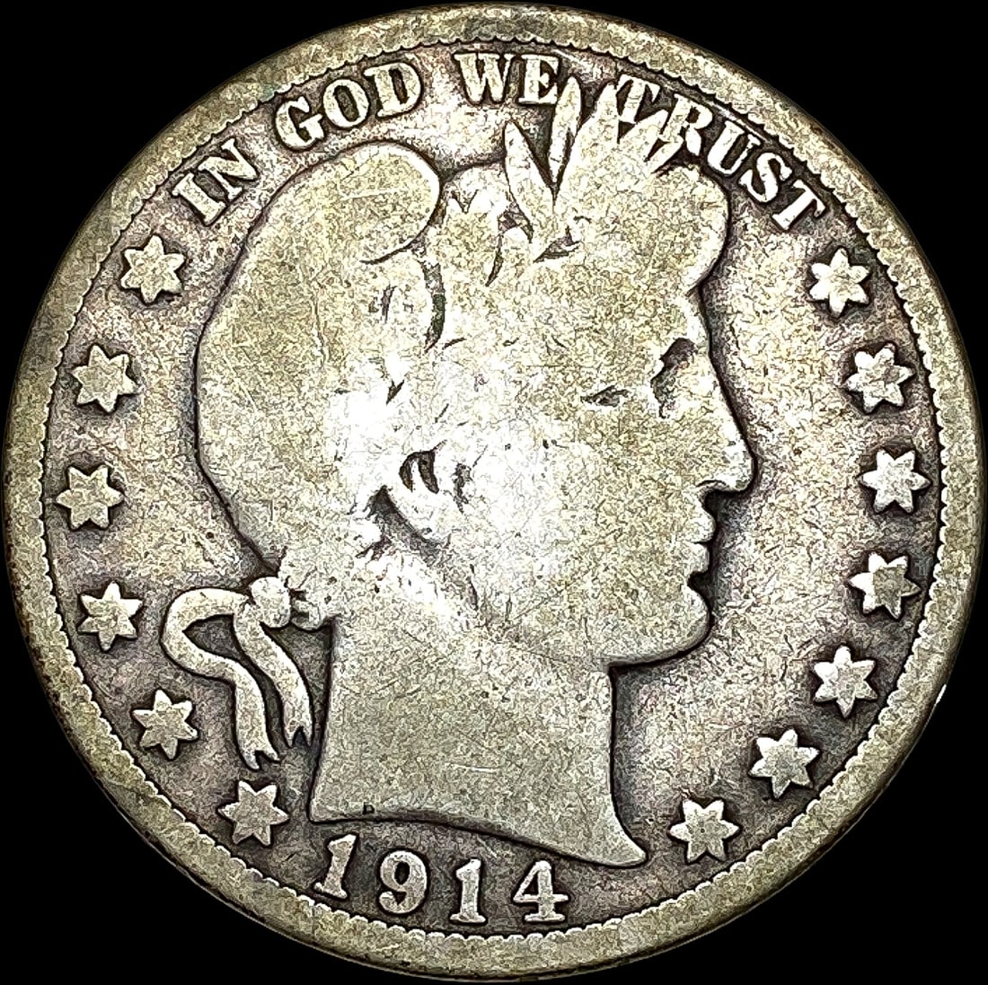 1914 Barber Half Dollar NICELY CIRCULATED (1 of 2)