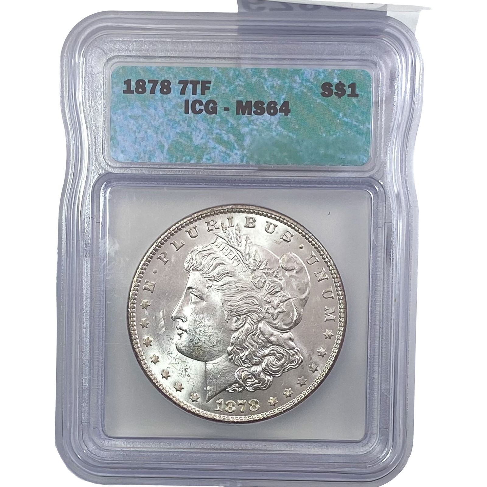 1878 7TF Morgan Silver Dollar ICG MS64 (1 of 2)