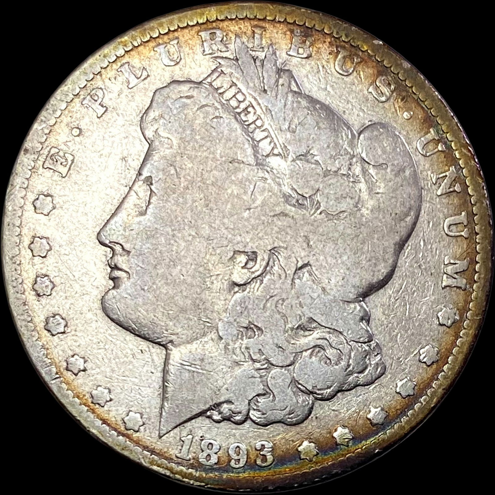 1893 Silver Morgan Dollar NICELY CIRCULATED (1 of 2)