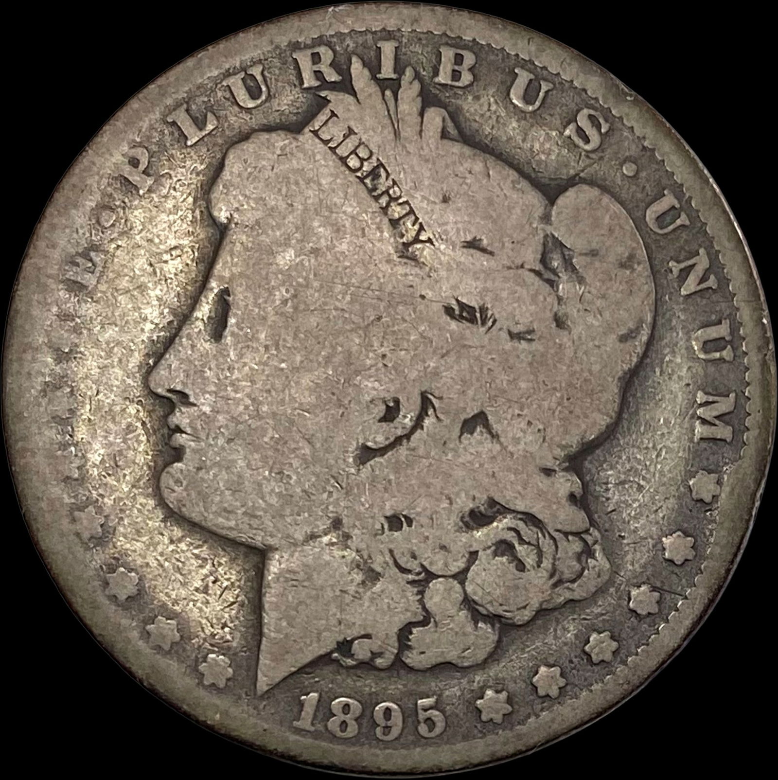 1895-O Silver Morgan Dollar NICELY CIRCULATED (1 of 2)