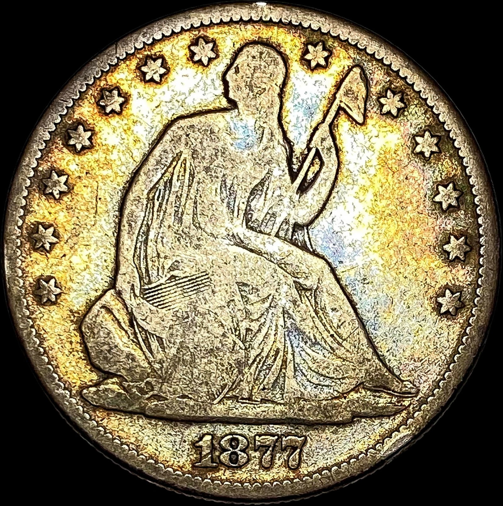 1877 Seated Liberty Half Dollar NICELY CIRCULATED (1 of 2)