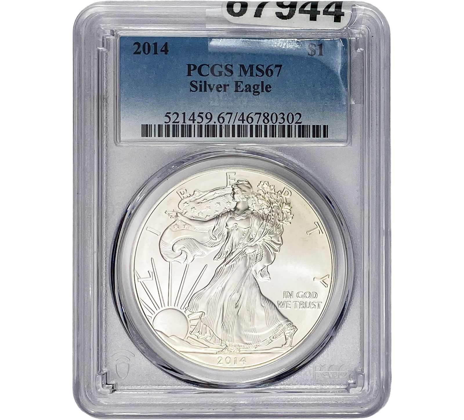 2014 American Silver Eagle 1oz PCGS MS67 (1 of 2)
