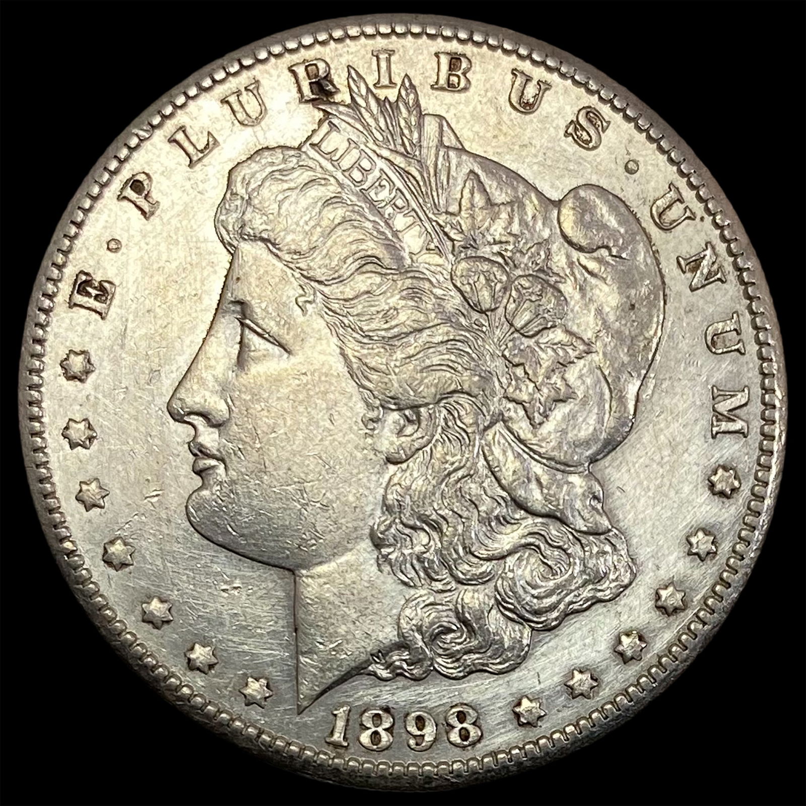 1898-S Silver Morgan Dollar CHOICE AU (1 of 2)