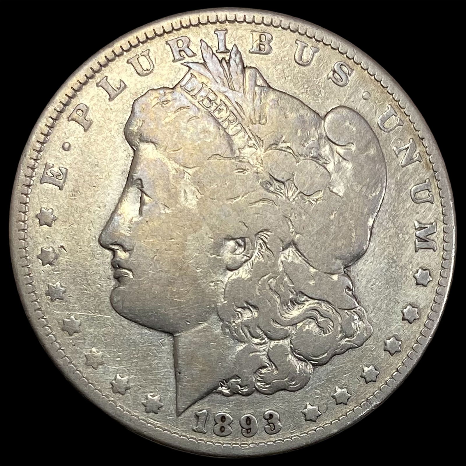 1893 Silver Morgan Dollar NICELY CIRCULATED (1 of 2)