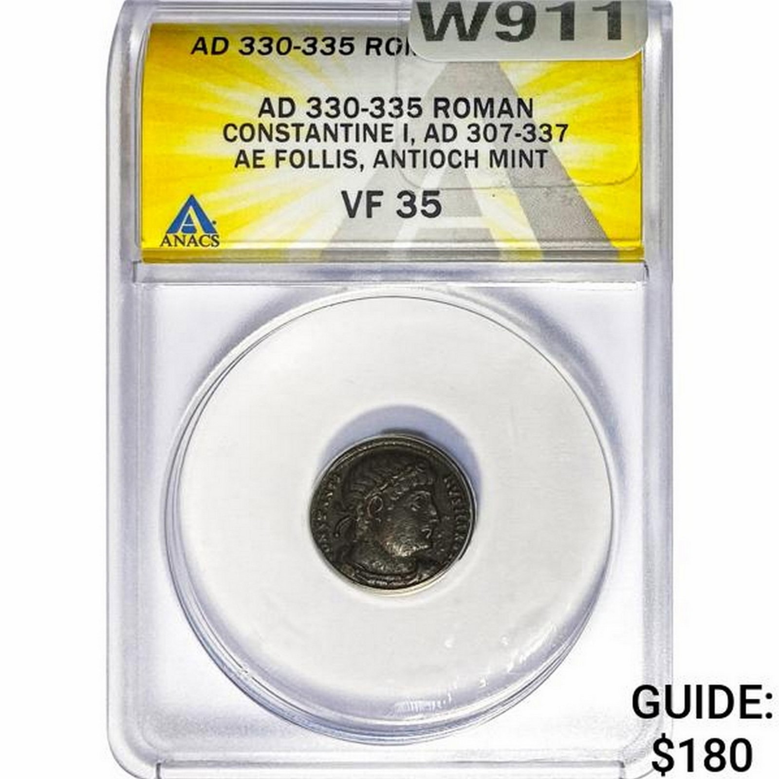 Roman Constantine, I AD 307-337 Bronze Follis: Roman Constantine, I AD 307-337 Bronze Follis