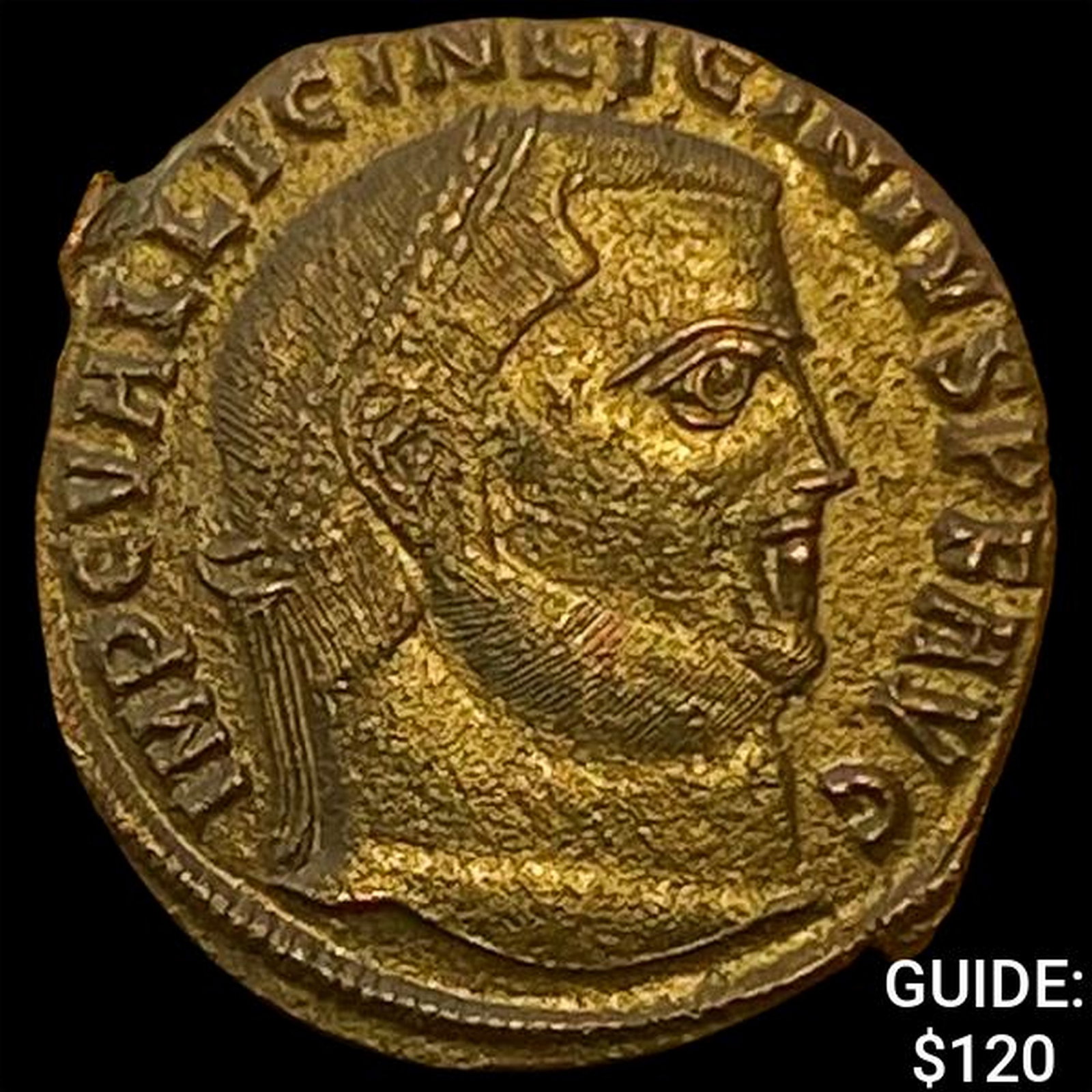 308-324 AD Roman Licinius Follis CHOICE AU: 308-324 AD Roman Licinius Follis CHOICE AU