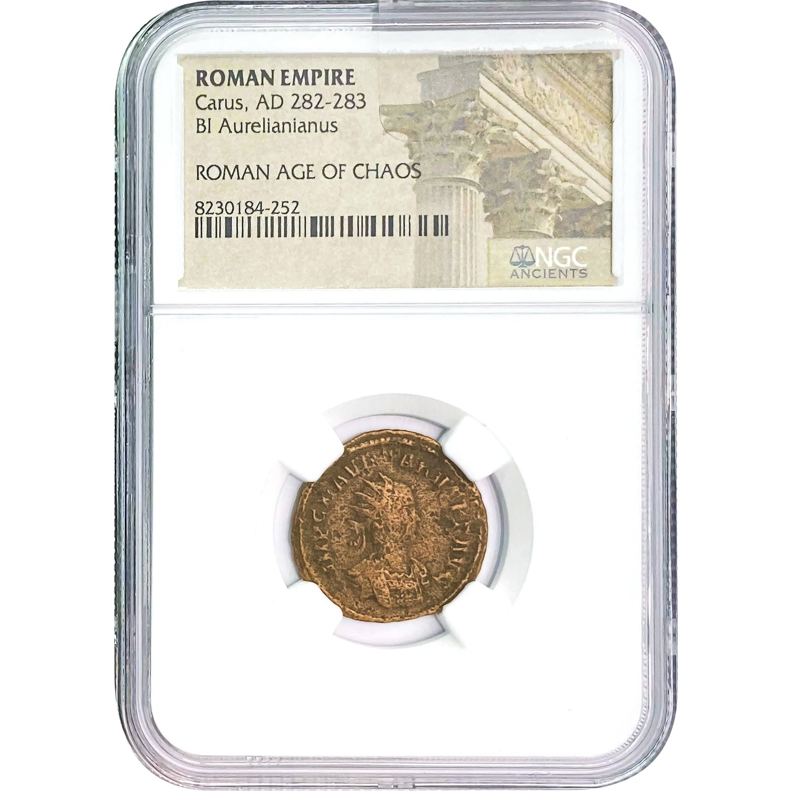 Roman Carus AD 282-283 BI Aurelianianus NGC: Roman Carus AD 282-283 BI Aurelianianus NGC