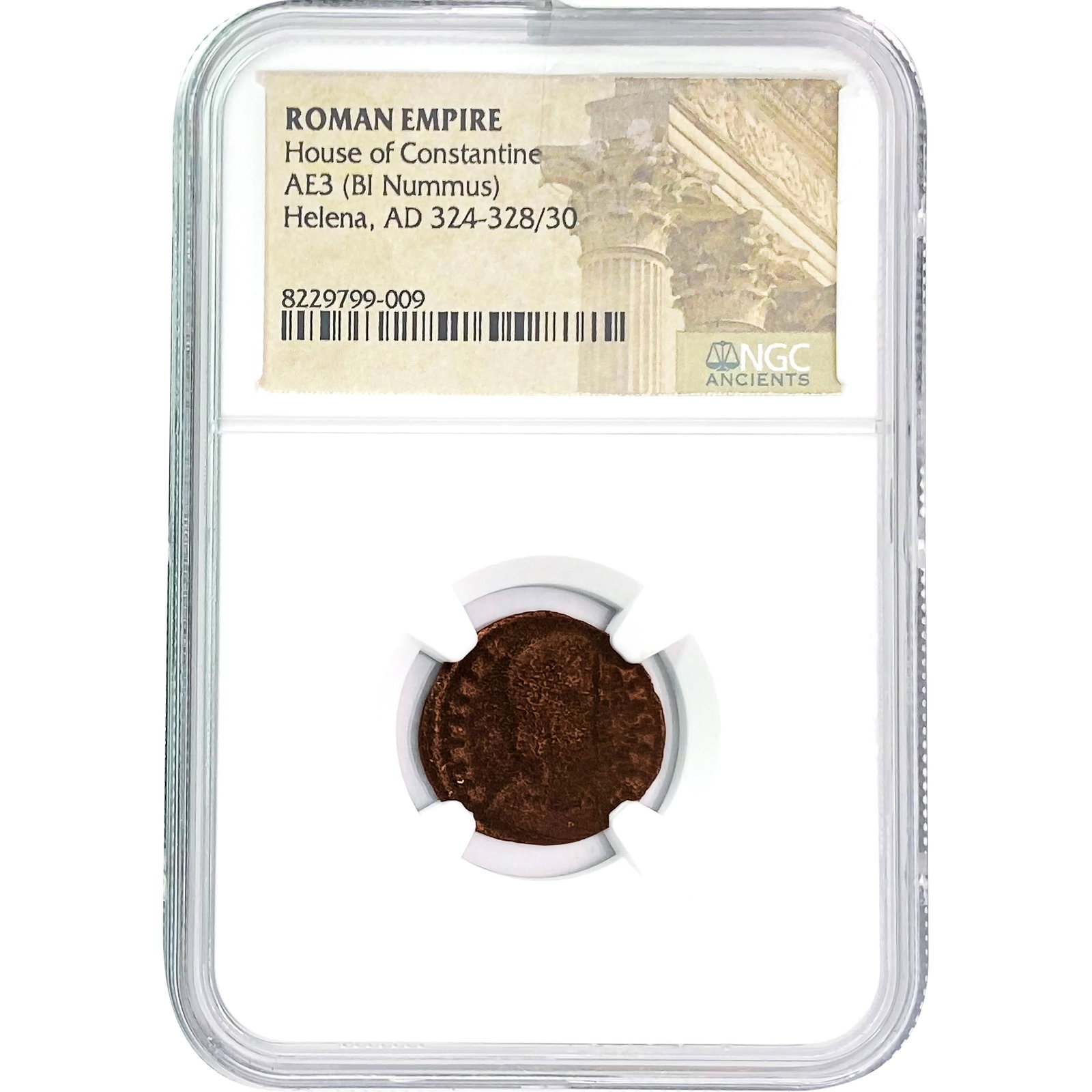Roman Helena AD 324-328/30 AE3 BI Nummus NGC: Roman Helena AD 324-328/30 AE3 BI Nummus NGC