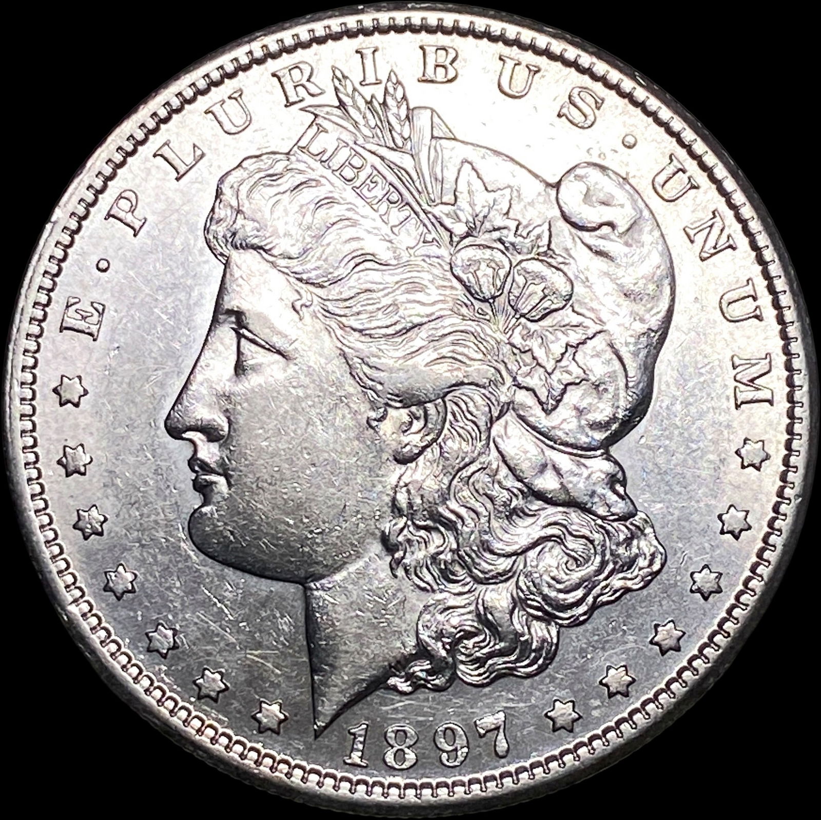 1897-S Silver Morgan Dollar CLOSELY UNCIRCULATED (1 of 2)