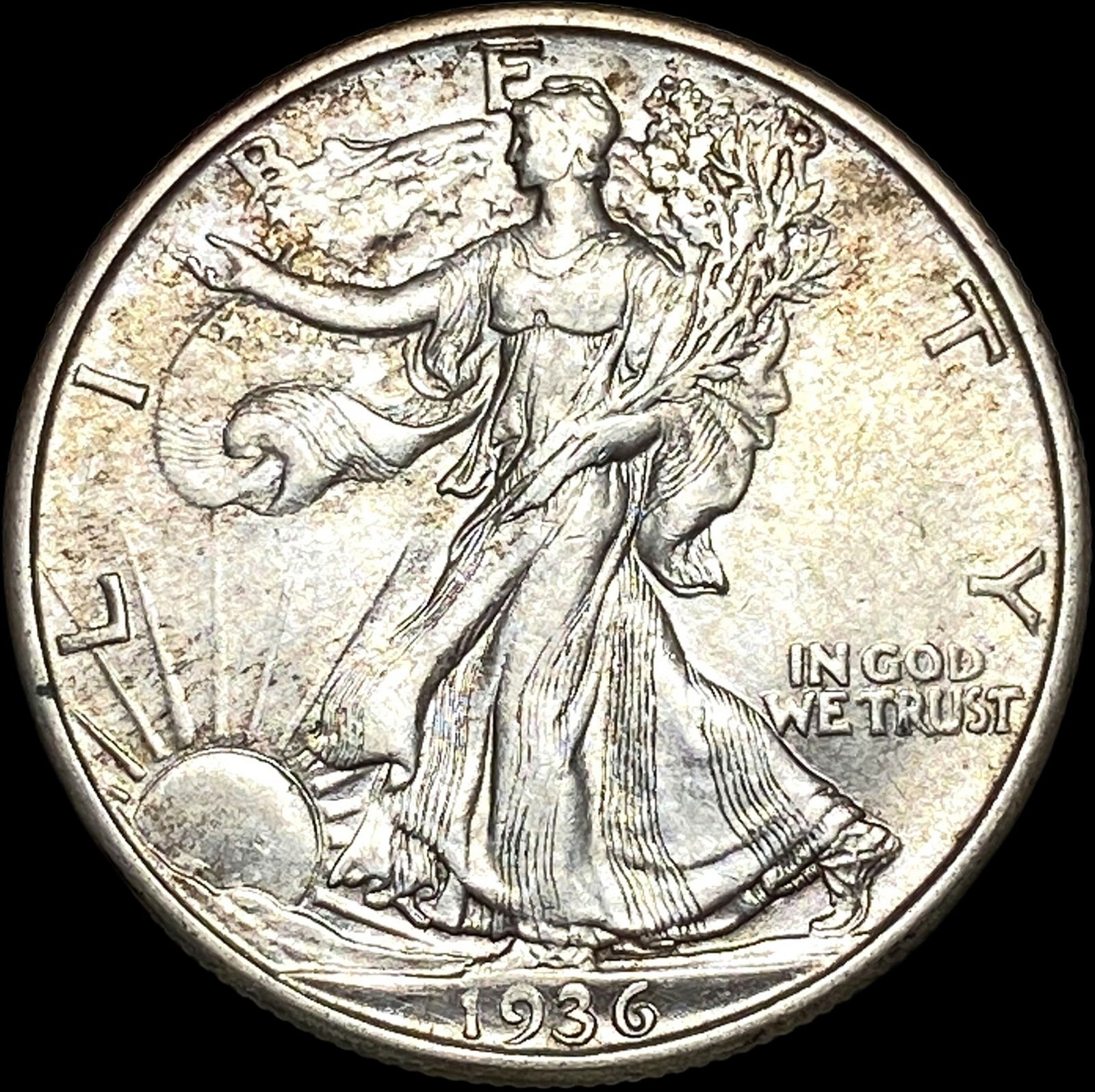1936-D Walking Liberty Half Dollar CLOSELY UNCIRCULATED (1 of 2)