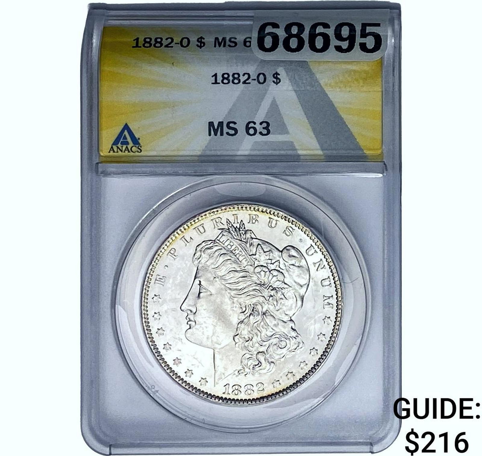 1882-O Morgan Silver Dollar ANACS MS63 (1 of 2)