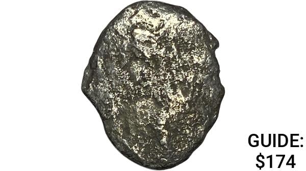 1500s-1600s Spanish Colonial Silver Cob NEARLY UNCIRCULATED: 1500s-1600s Spanish Colonial Silver Cob NEARLY UNCIRCULATED