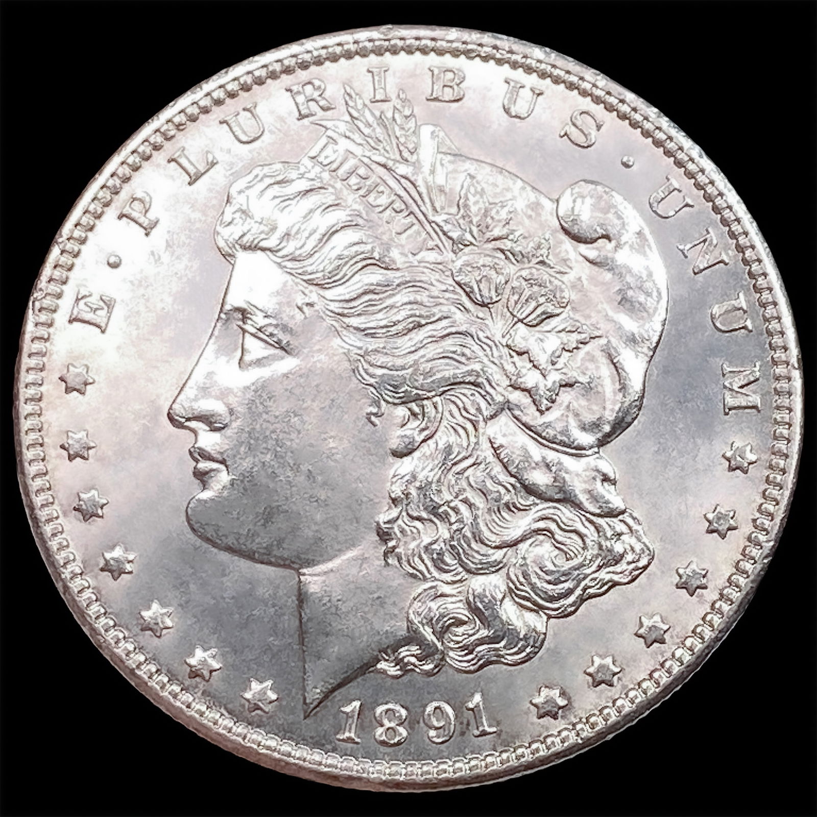 1891-CC Morgan Silver Dollar GEM BU (1 of 2)