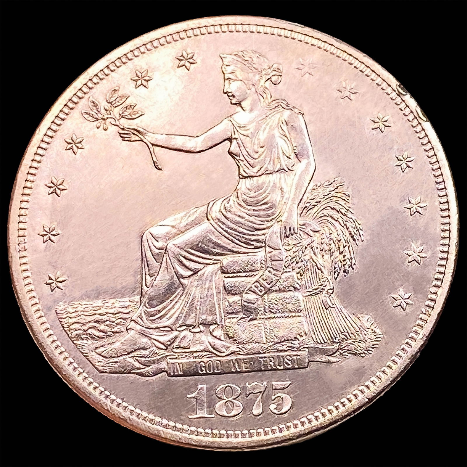 1875-CC Silver Trade Dollar CHOICE BU (1 of 2)