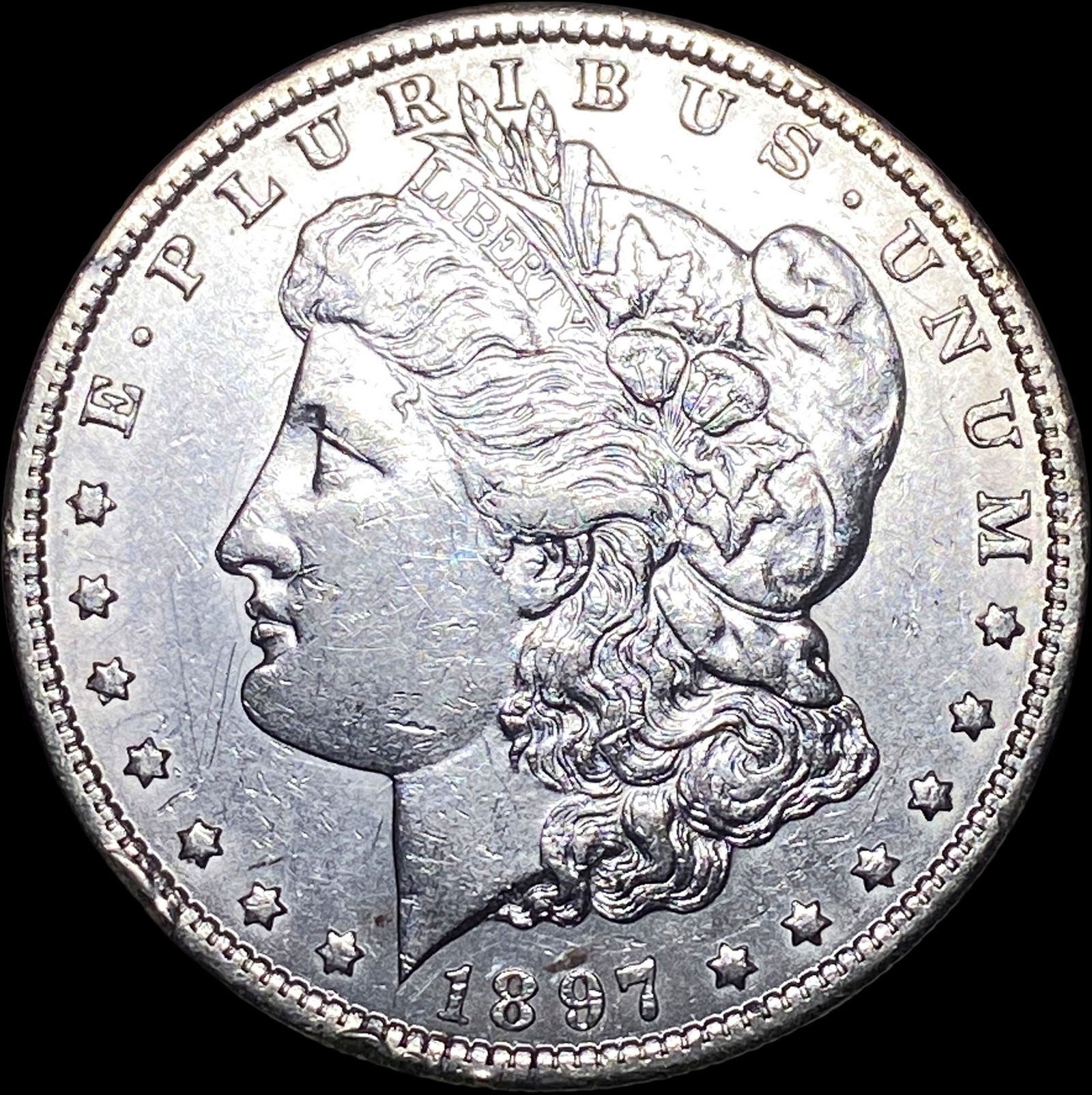 1897-O Silver Morgan Dollar CLOSELY UNCIRCULATED (1 of 2)