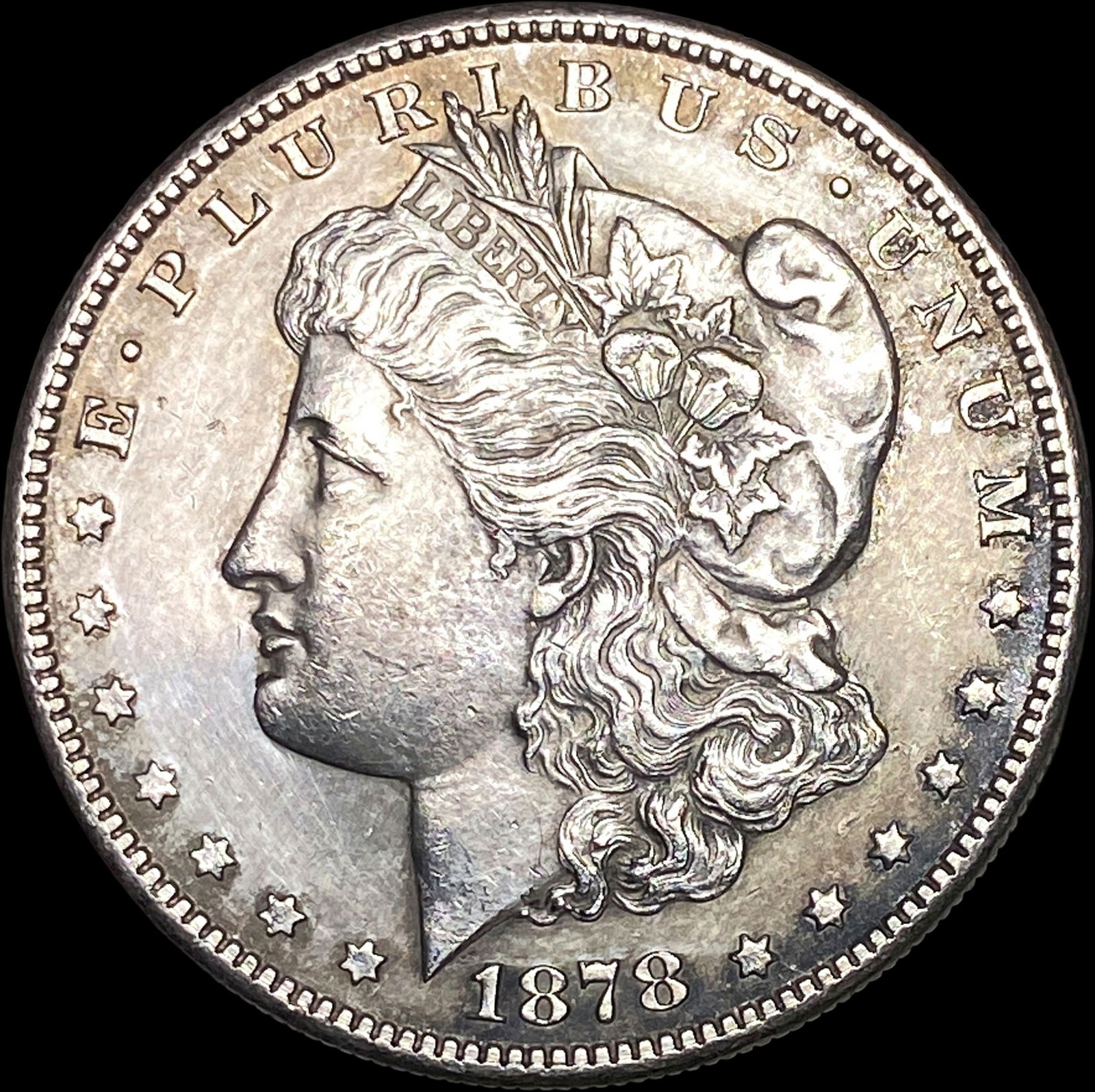 1878-S Silver Morgan Dollar NEARLY UNCIRCULATED (1 of 2)