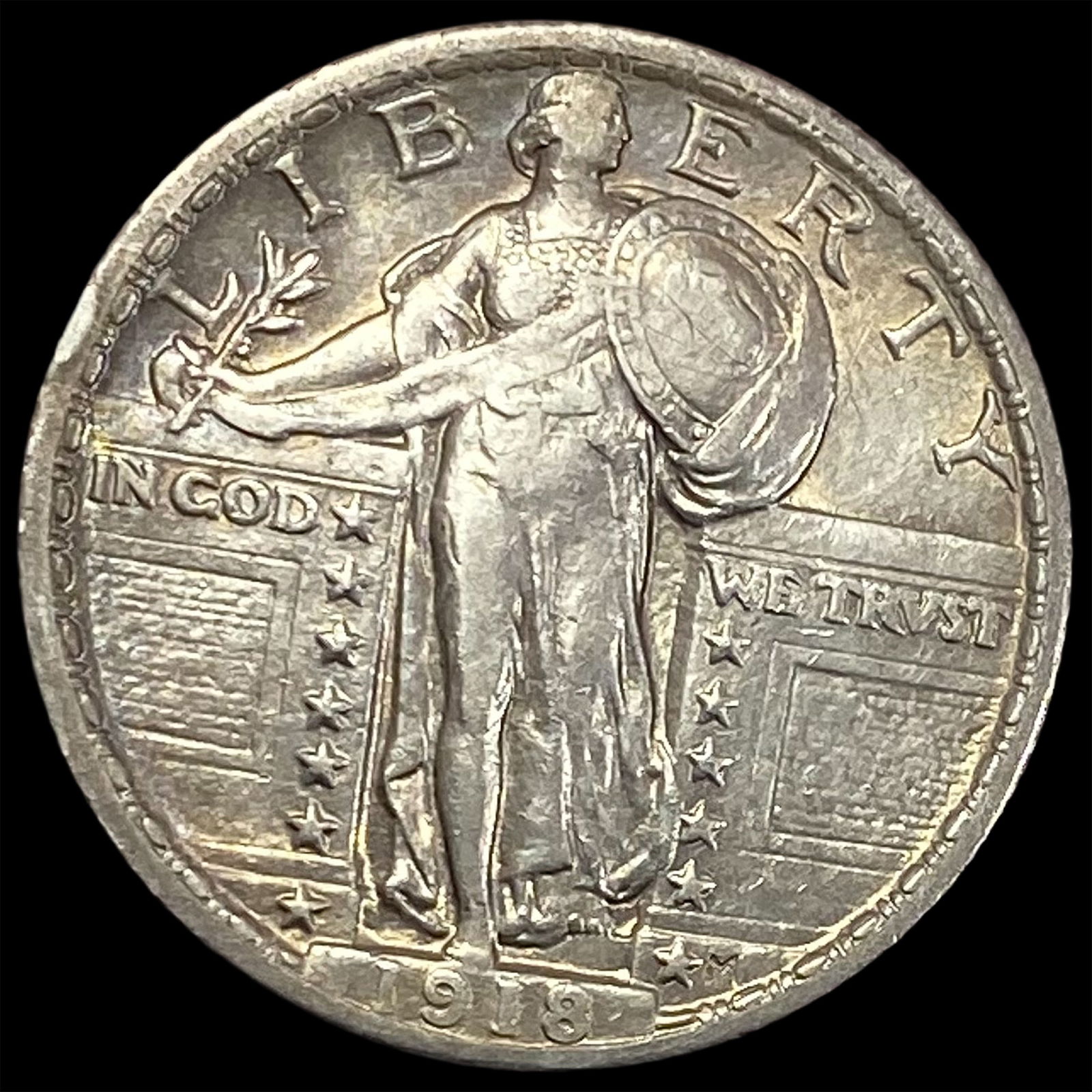 1918 Standing Liberty Quarter NEARLY UNCIRCULATED (1 of 2)