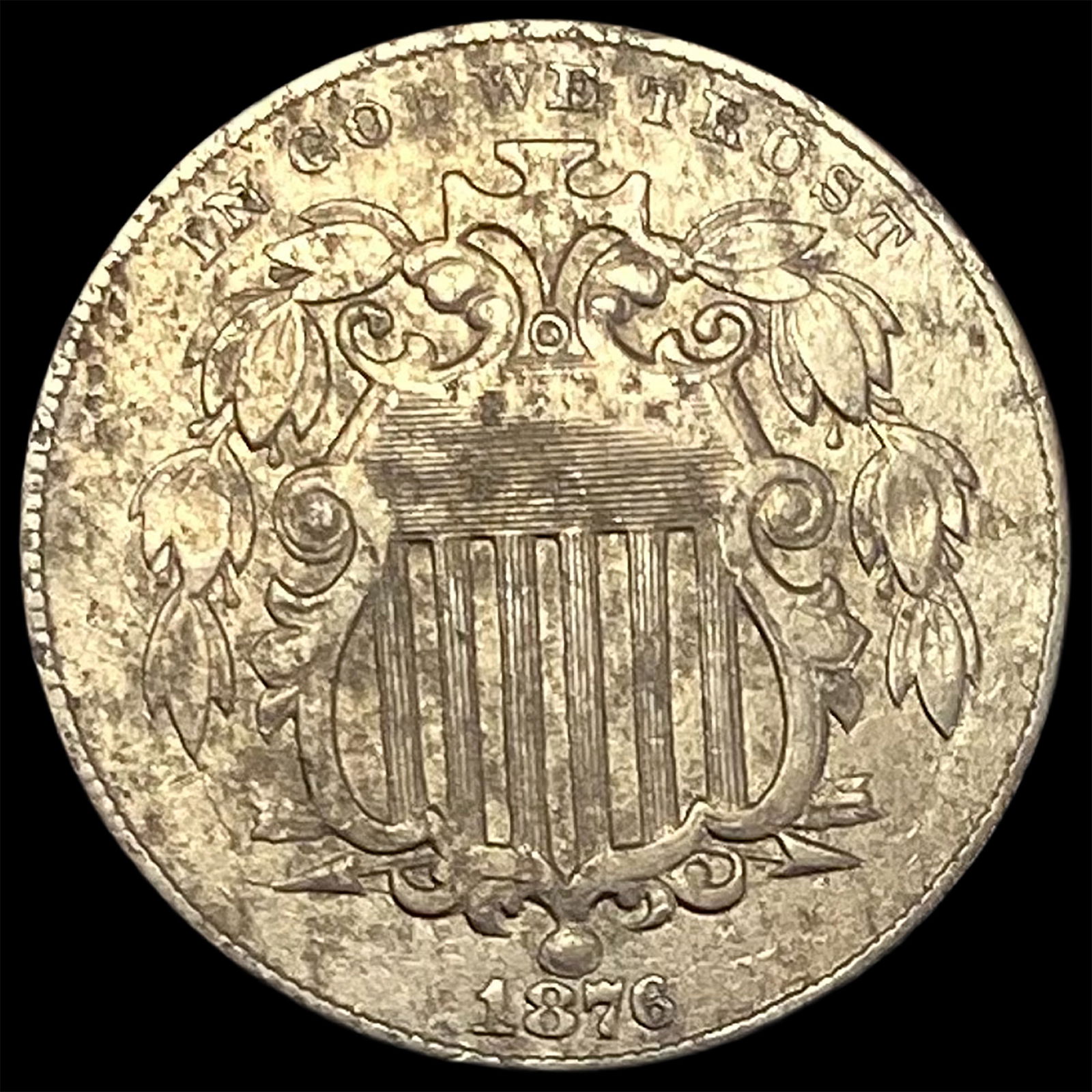 1876 Shield Nickel HIGH GRADE (1 of 2)