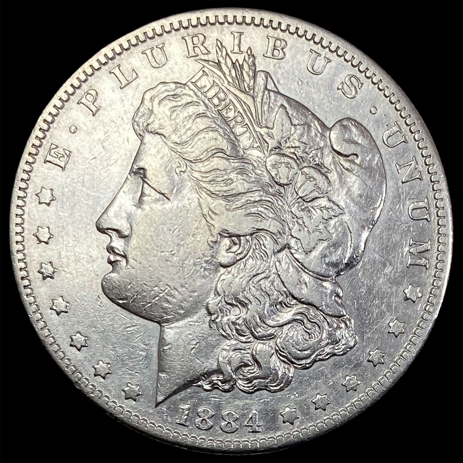 1884-S Silver Morgan Dollar NEARLY UNCIRCULATED (1 of 2)