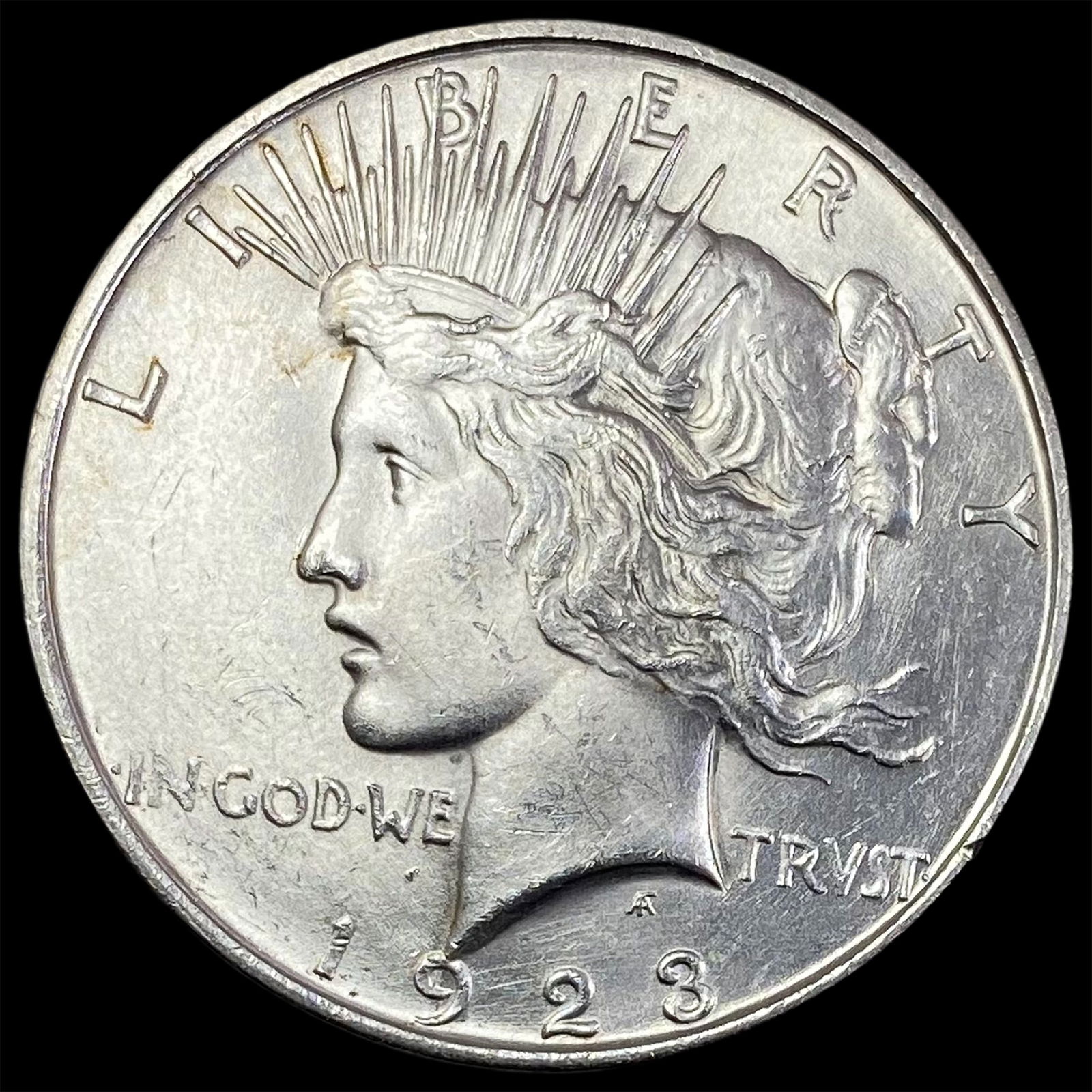 1923-D Silver Peace Dollar CHOICE BU (1 of 2)