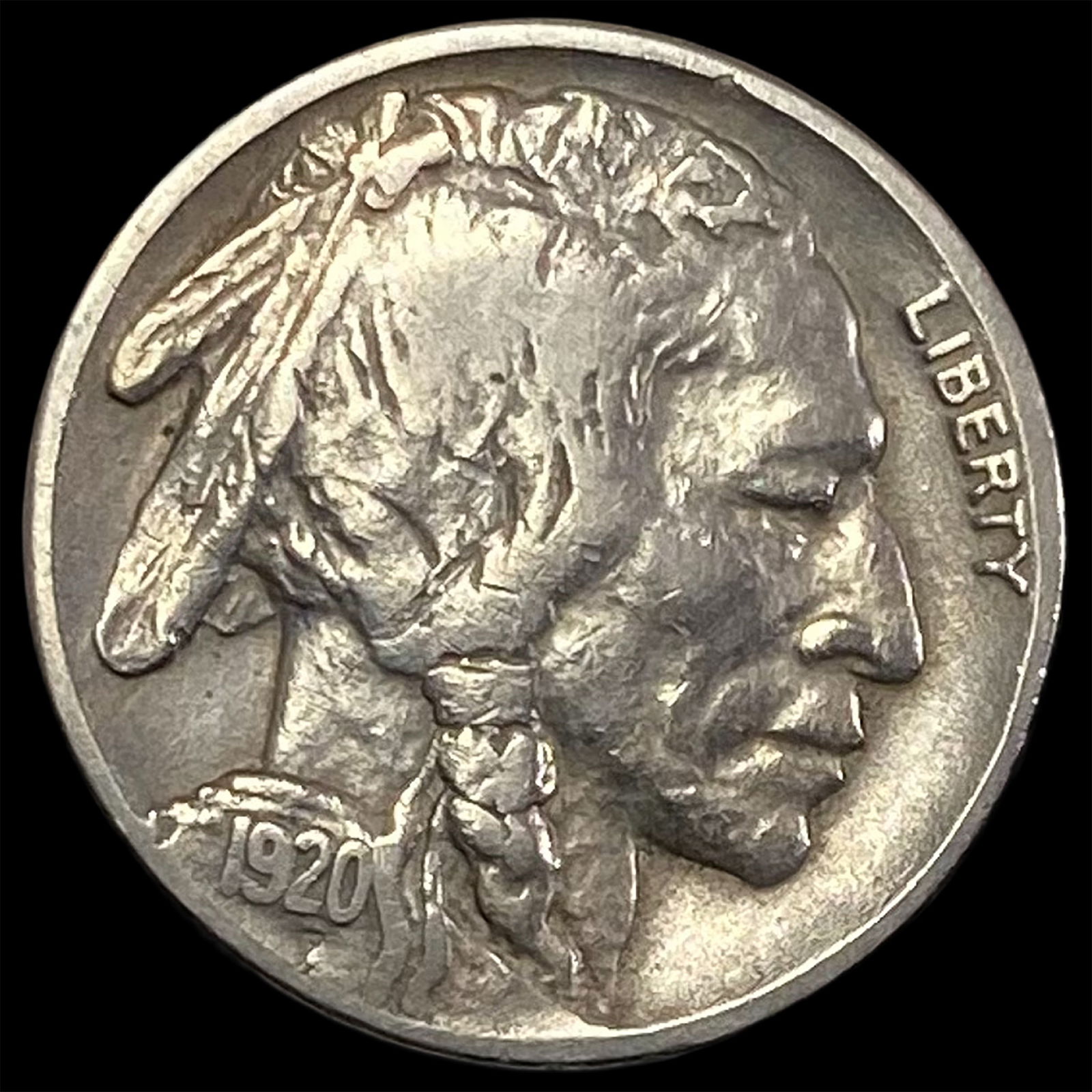 1920-S Buffalo Nickel NEARLY UNCIRCULATED (1 of 2)