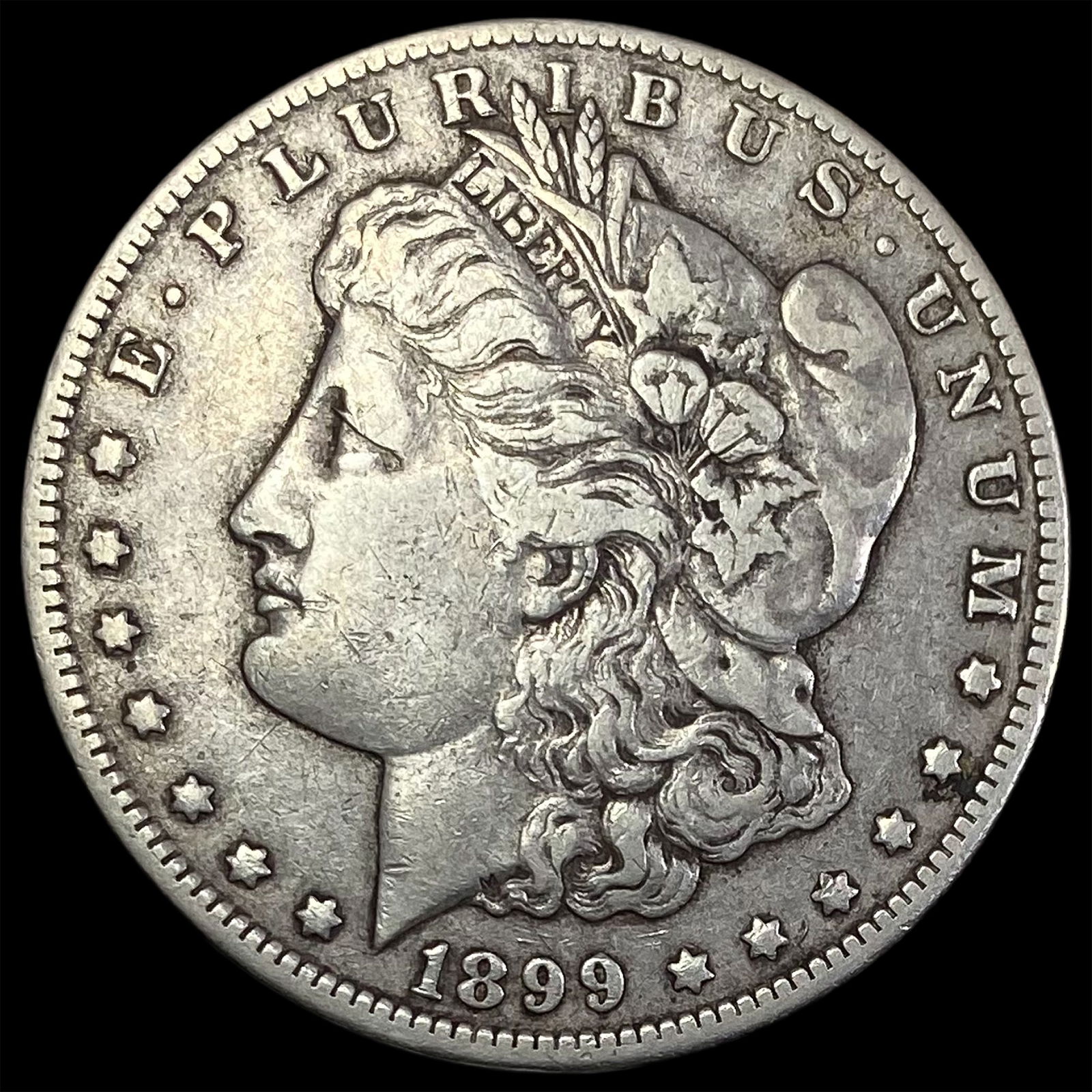 1899-O Micro O Silver Morgan Dollar CIRC (1 of 2)