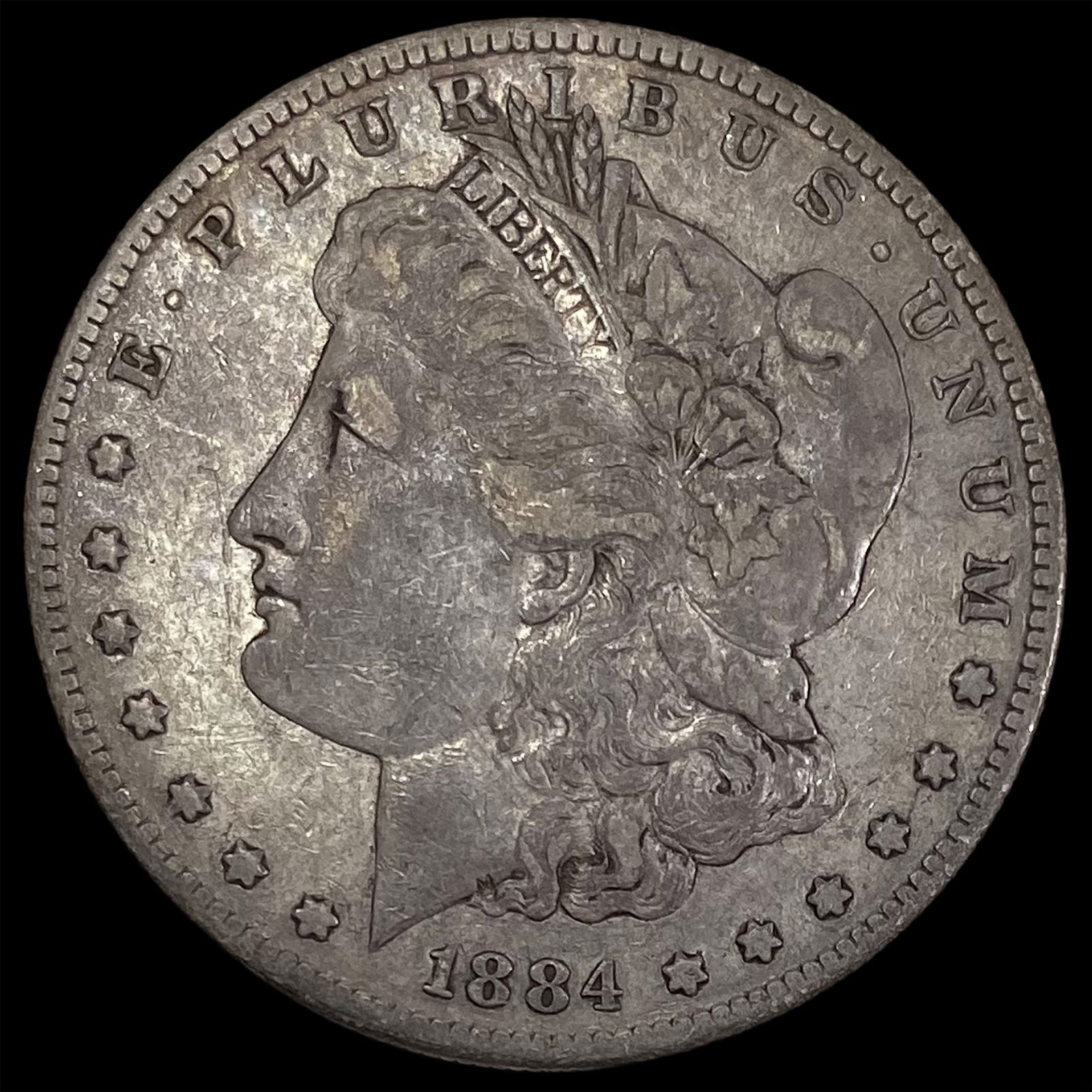 1884-S Silver Morgan Dollar NEARLY UNCIRCULATED (1 of 2)