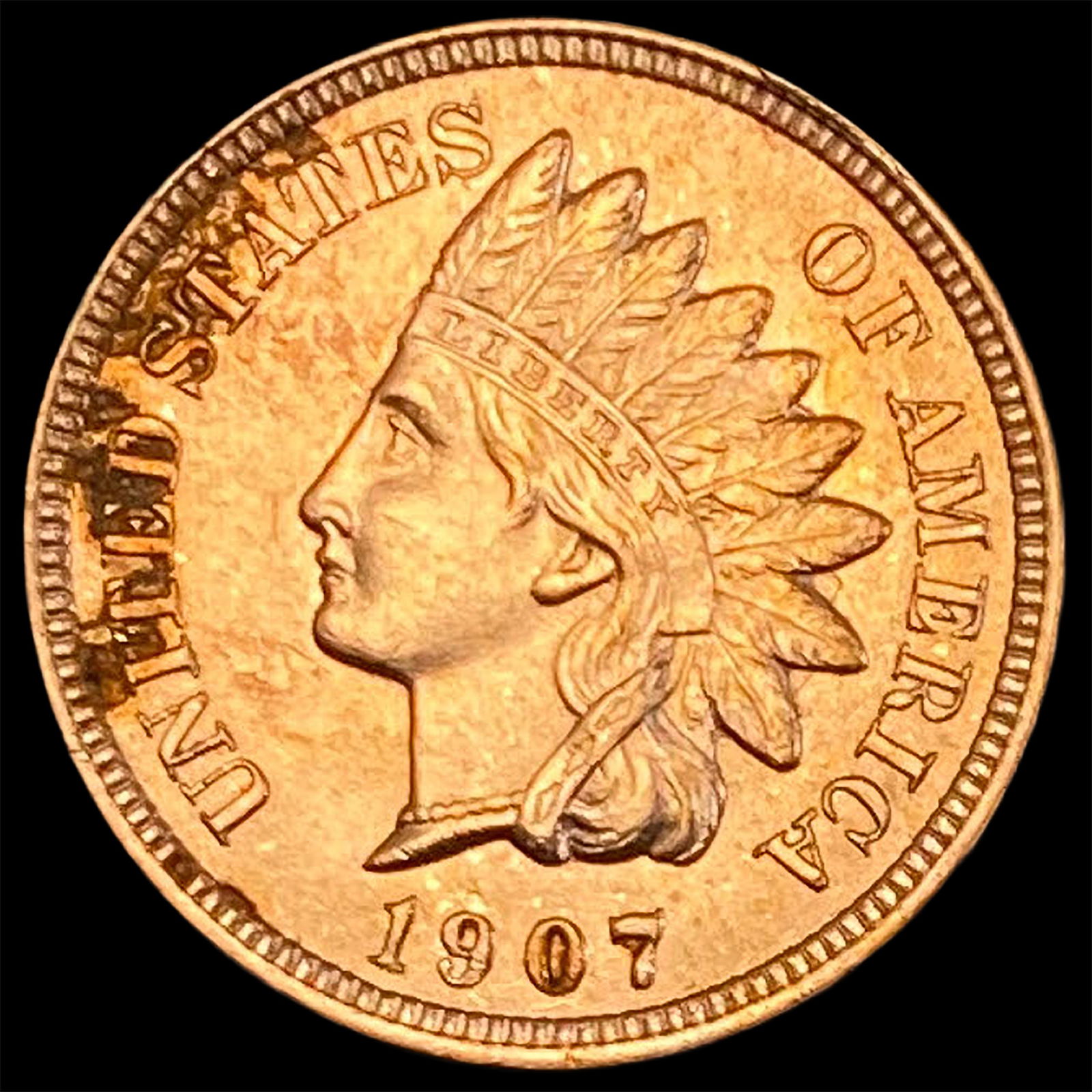 1907 Indian Head Cent CHOICE BU (1 of 2)