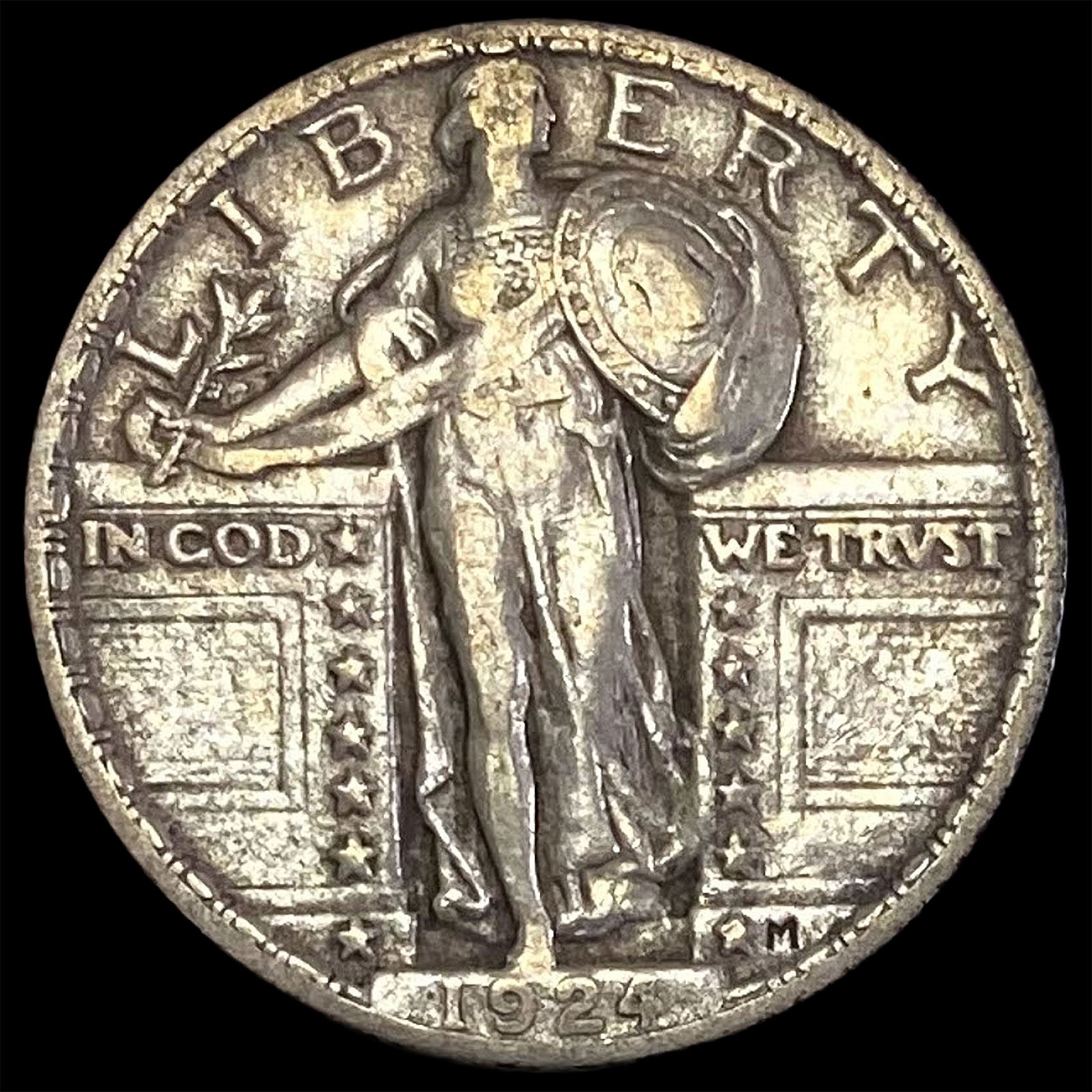 1924 Standing Liberty Quarter NEARLY UNCIRCULATED (1 of 2)