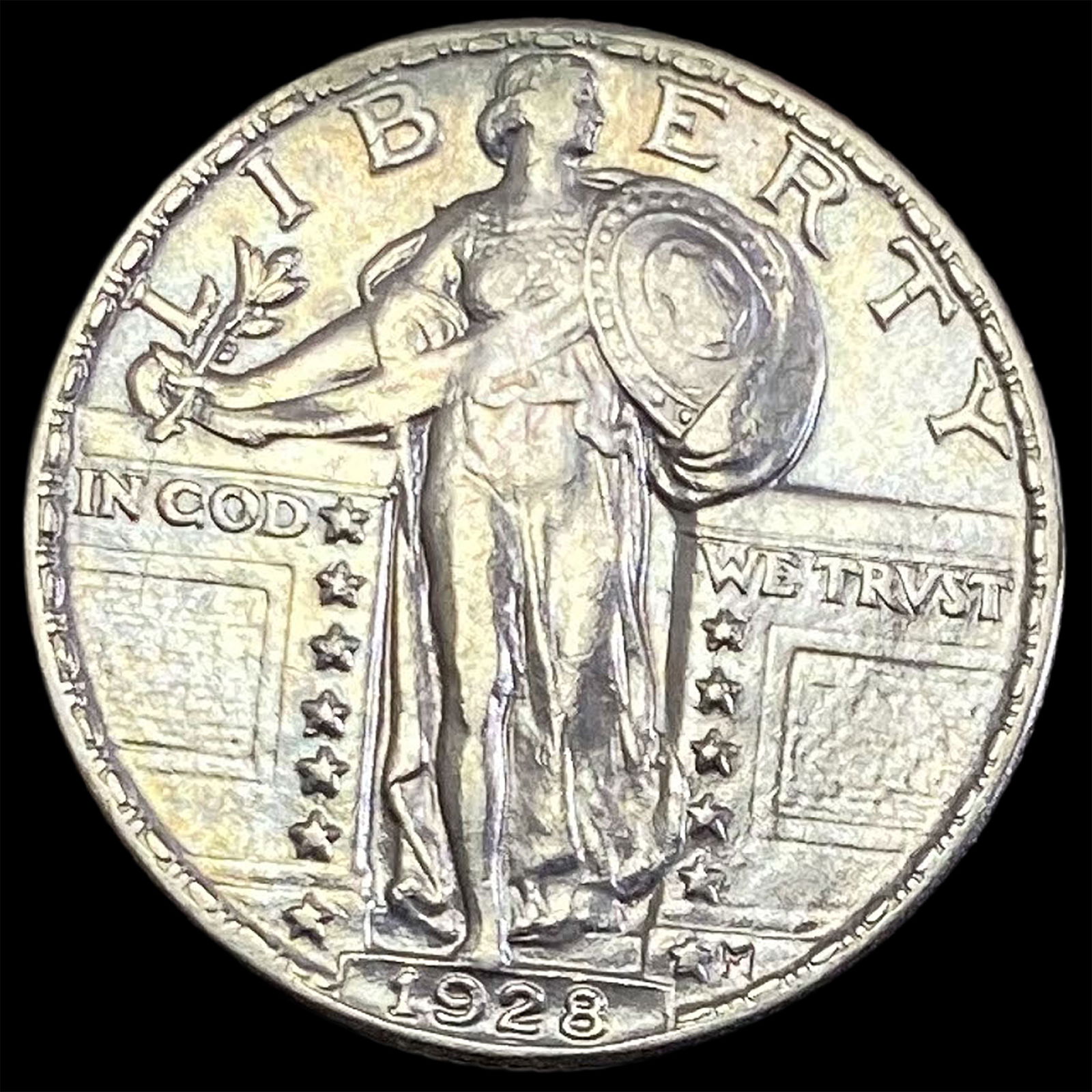 1928 Standing Liberty Silver Quarter CLOSELY UNCIRCULATED (1 of 2)
